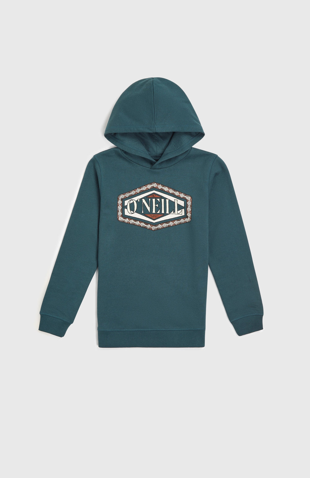 Front Print Hoodie Alma Steel