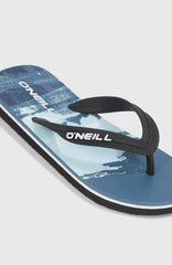 Profile Graphic Sandals Blue Melted Stripe Boys