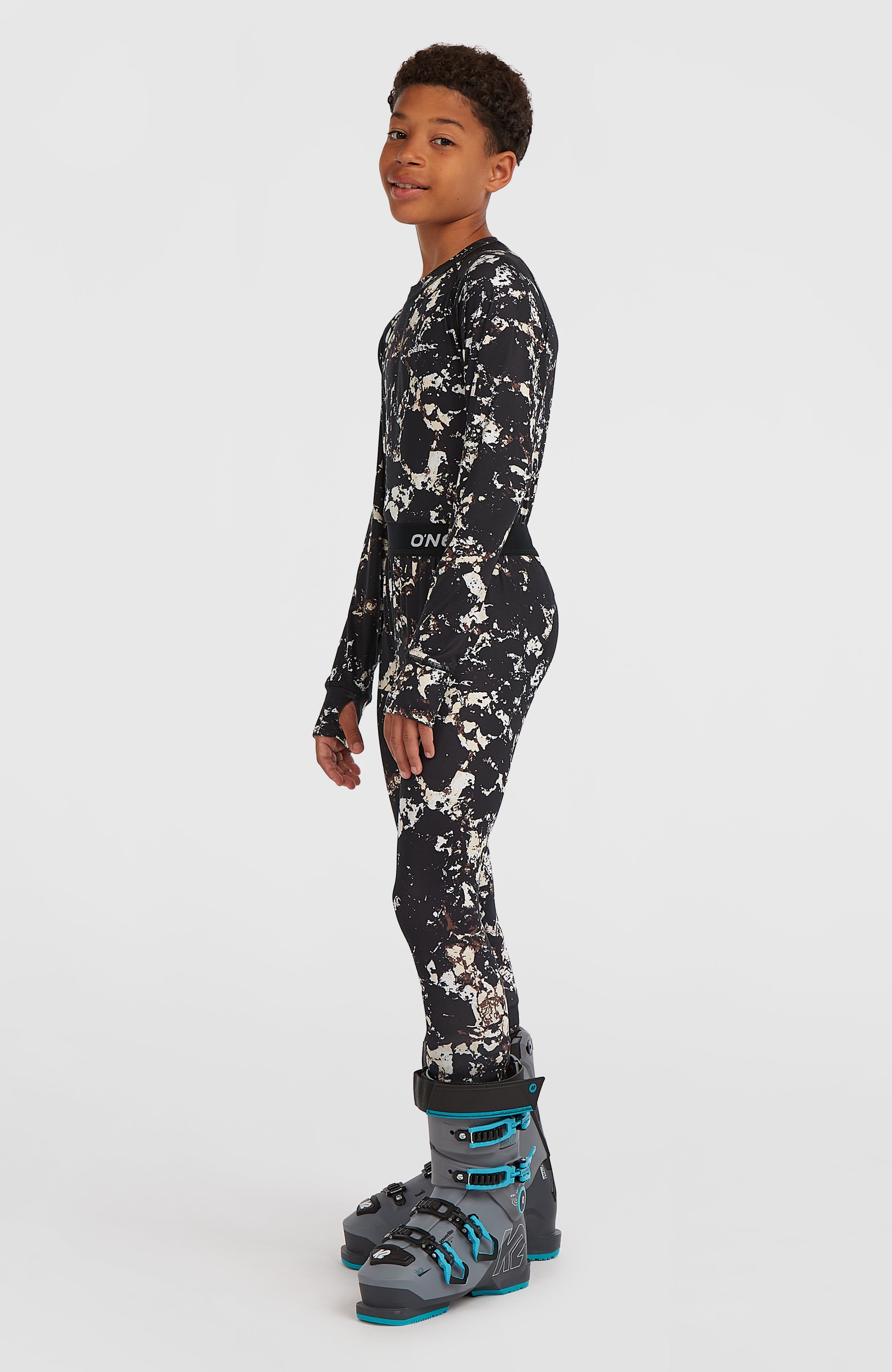 Baselayer Set Black/Beige Quarry