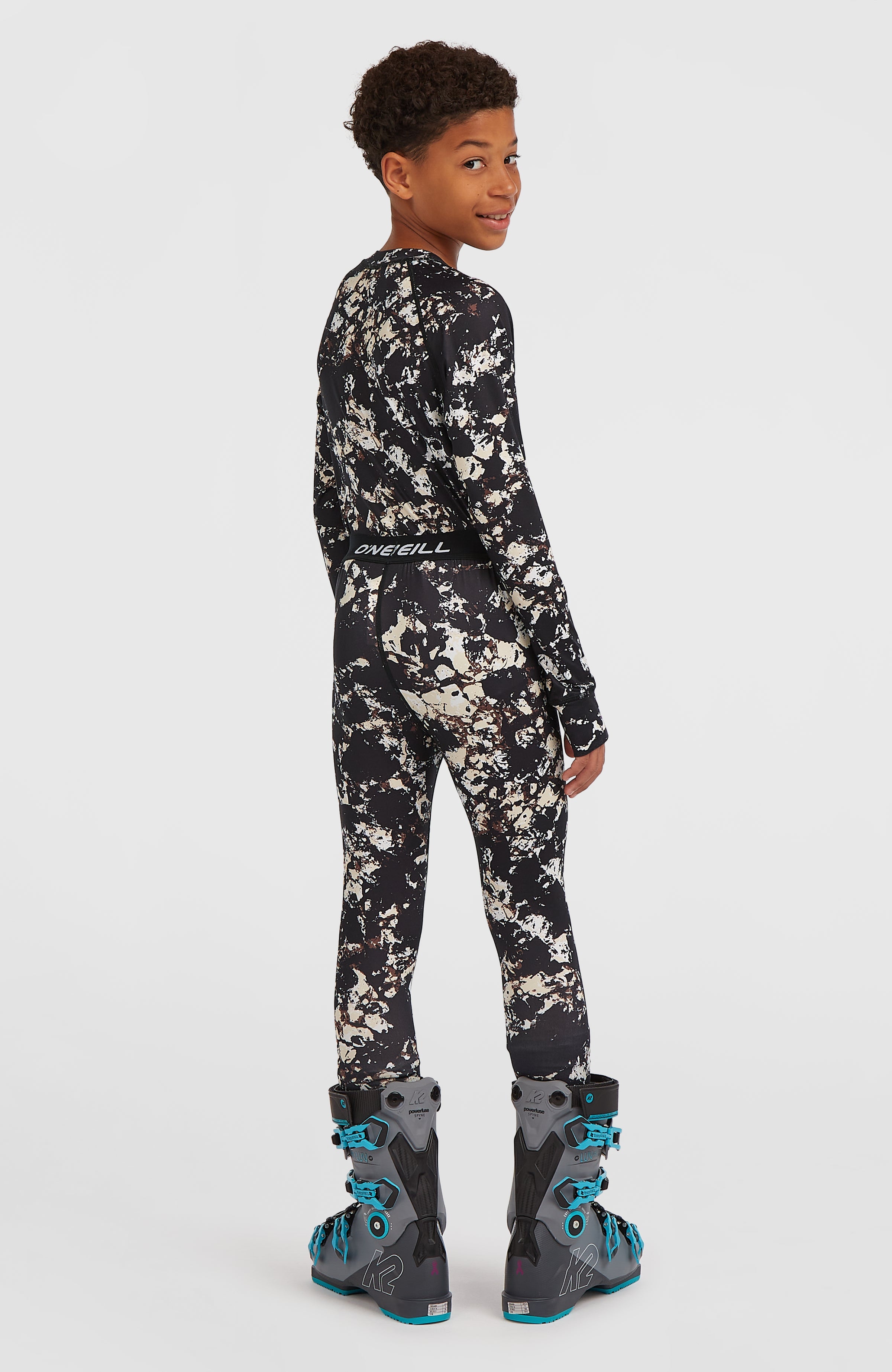 Baselayer Set Black/Beige Quarry