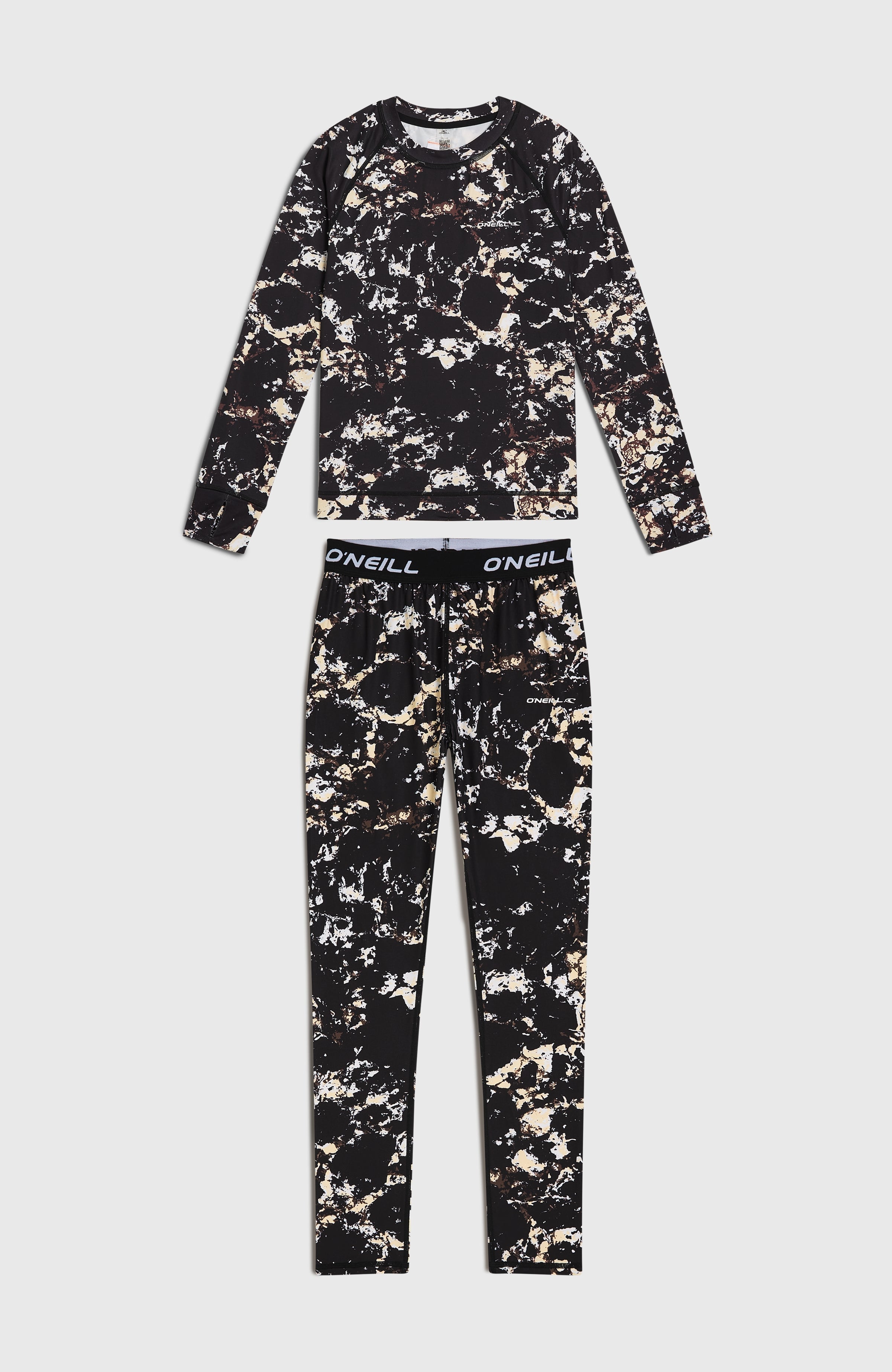Baselayer Set Black/Beige Quarry