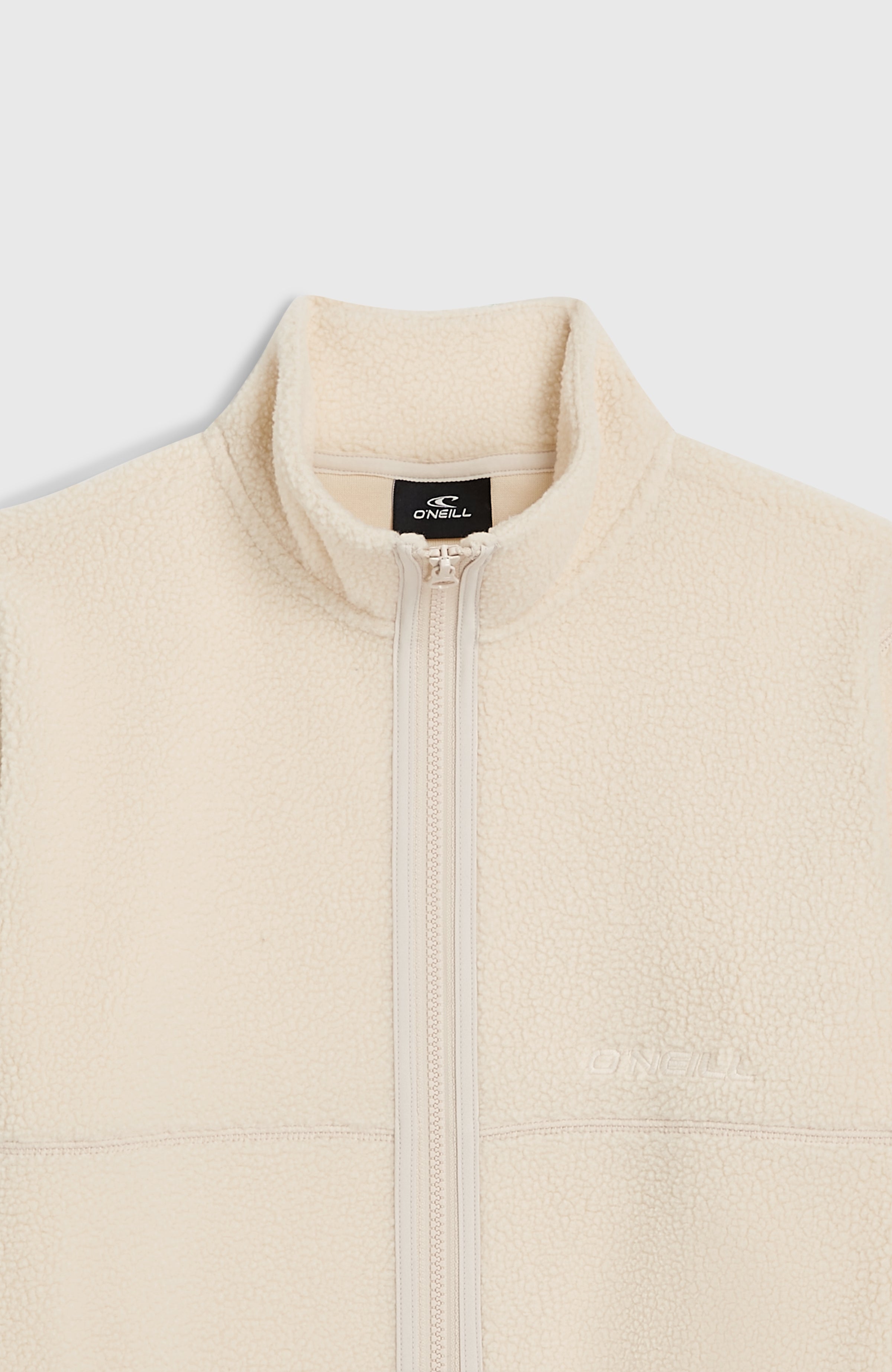 High-Pile Full-Zip Fleece Macaron
