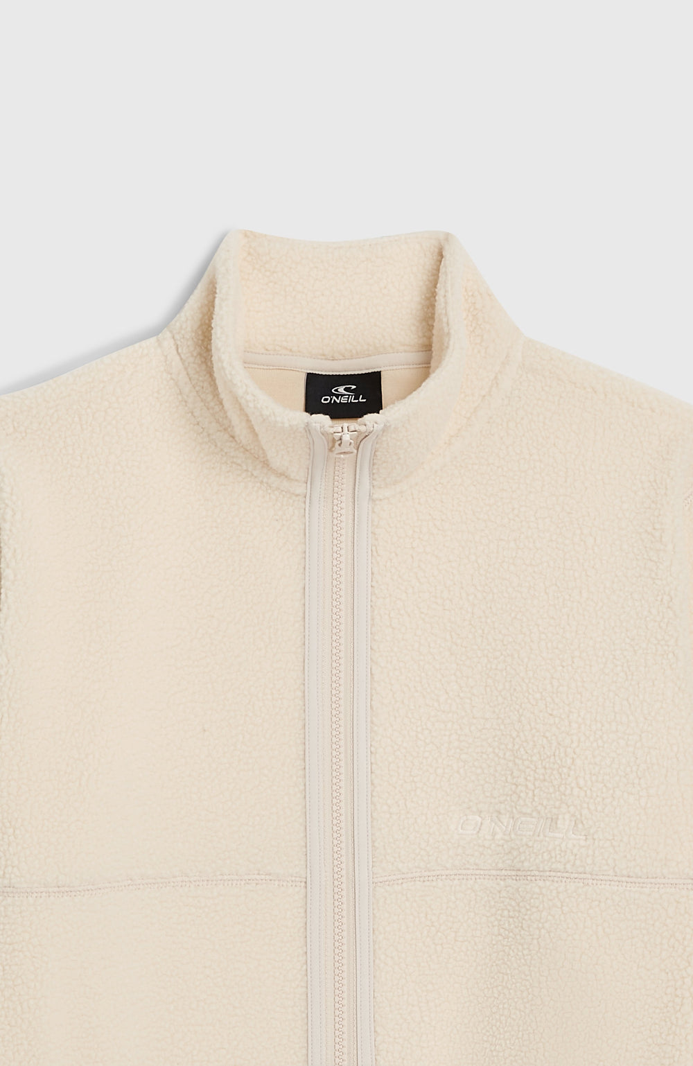 High-Pile Full-Zip Fleece Macaron