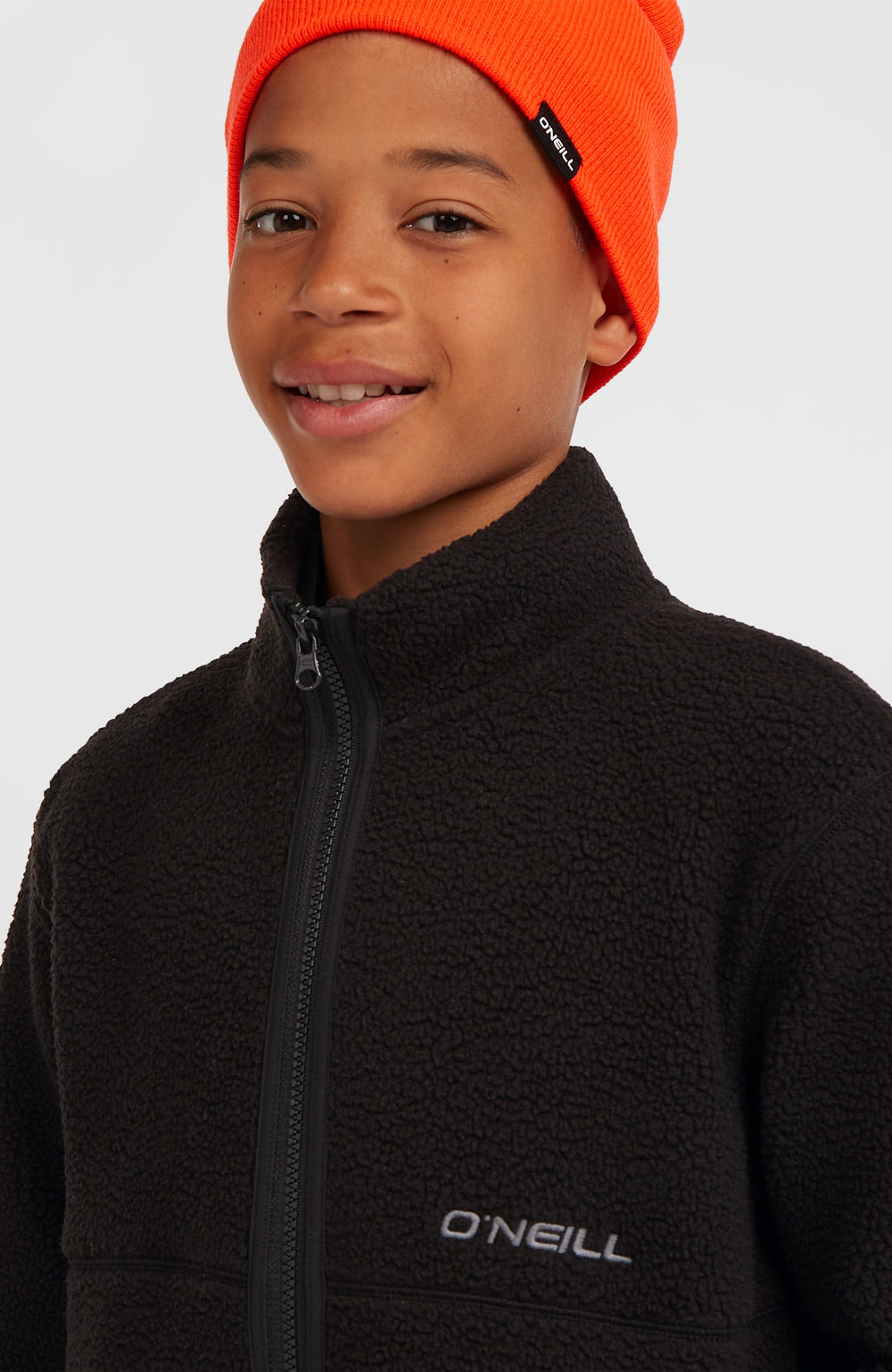 High-Pile Full-Zip Fleece Black Out
