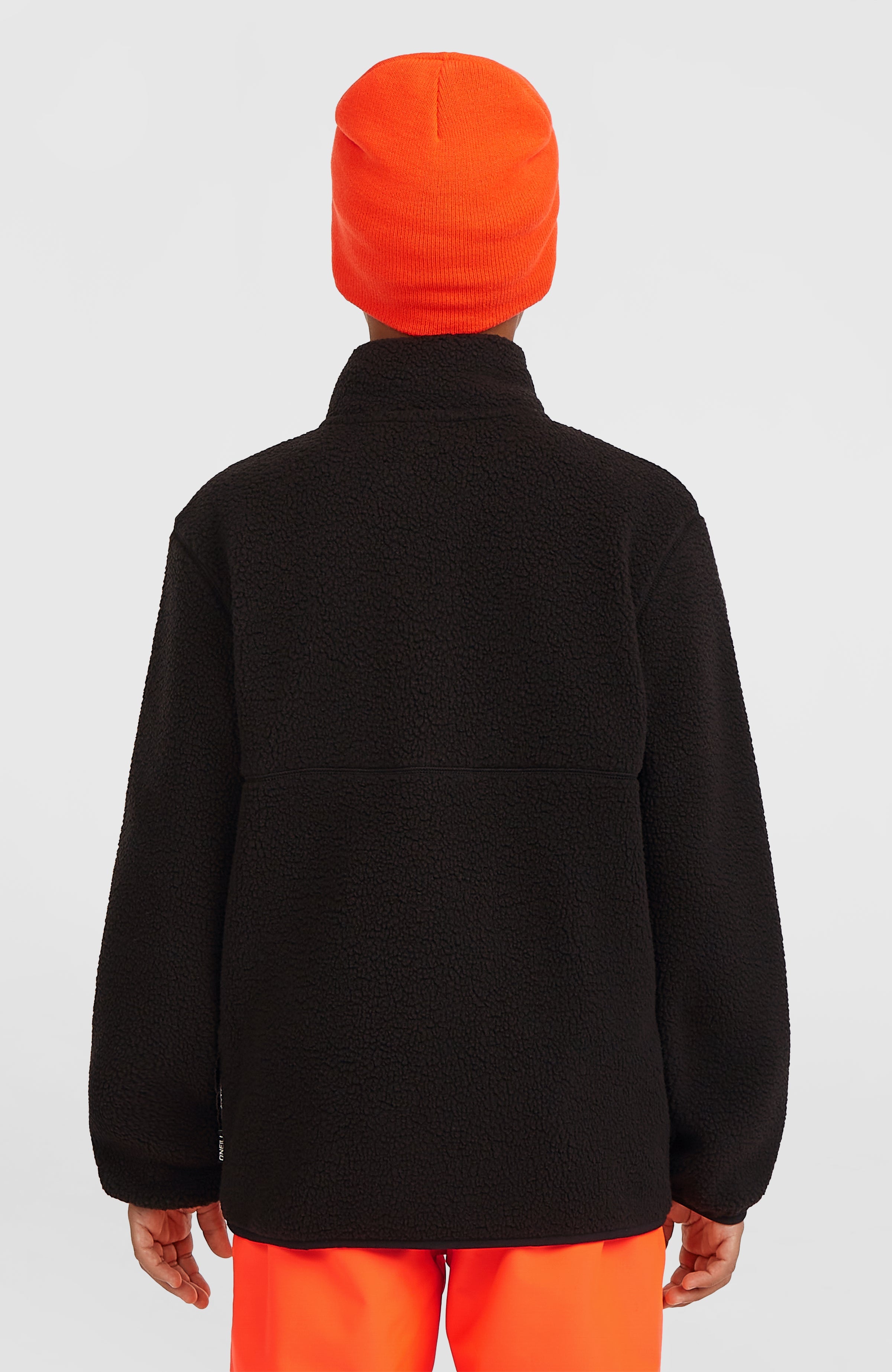 High-Pile Full-Zip Fleece Black Out