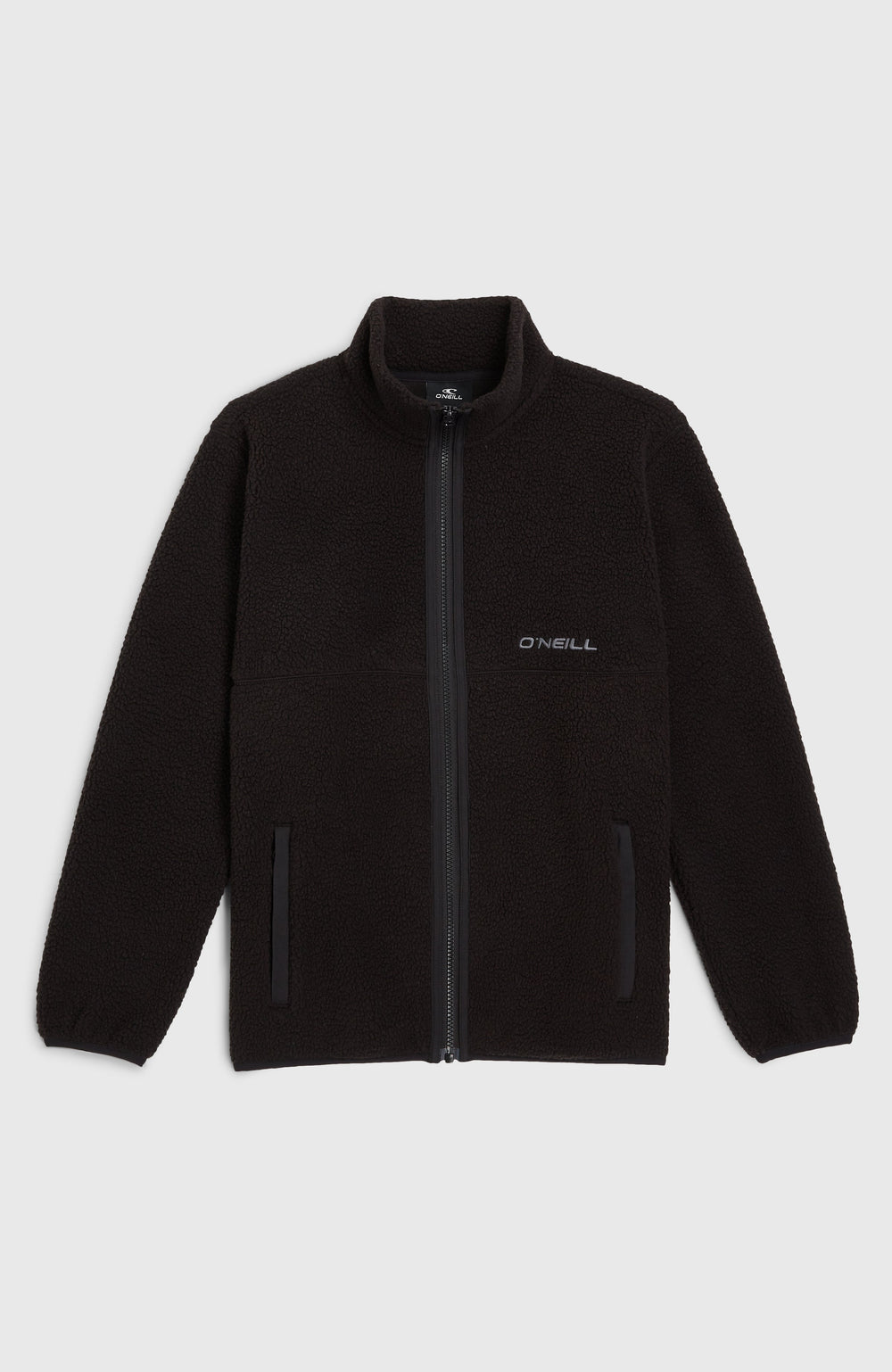 High-Pile Full-Zip Fleece Black Out