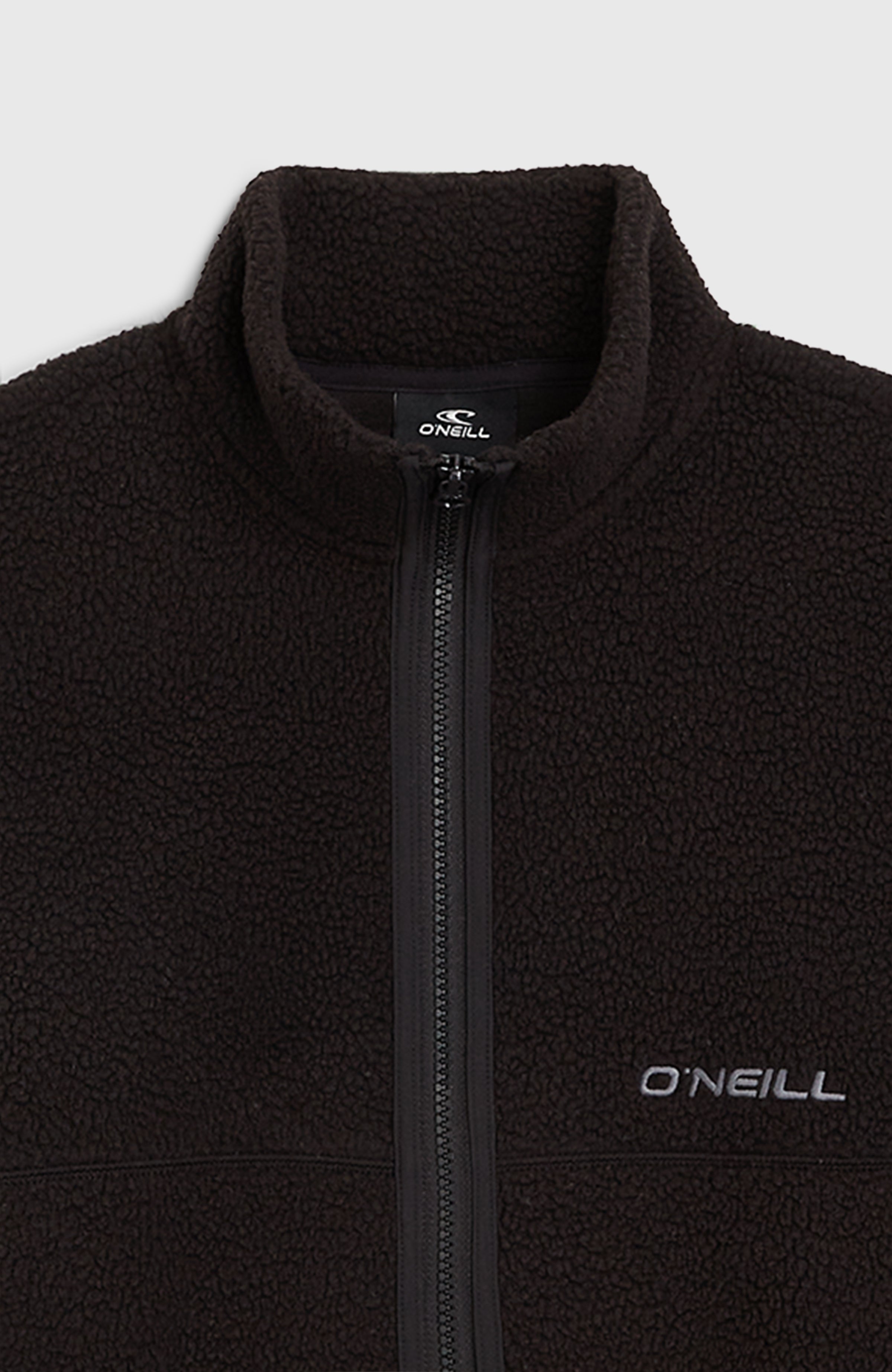 High-Pile Full-Zip Fleece Black Out