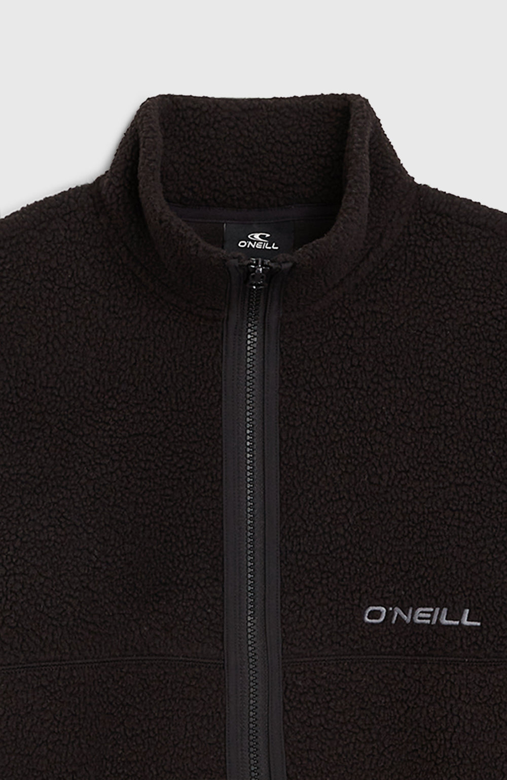 High-Pile Full-Zip Fleece Black Out