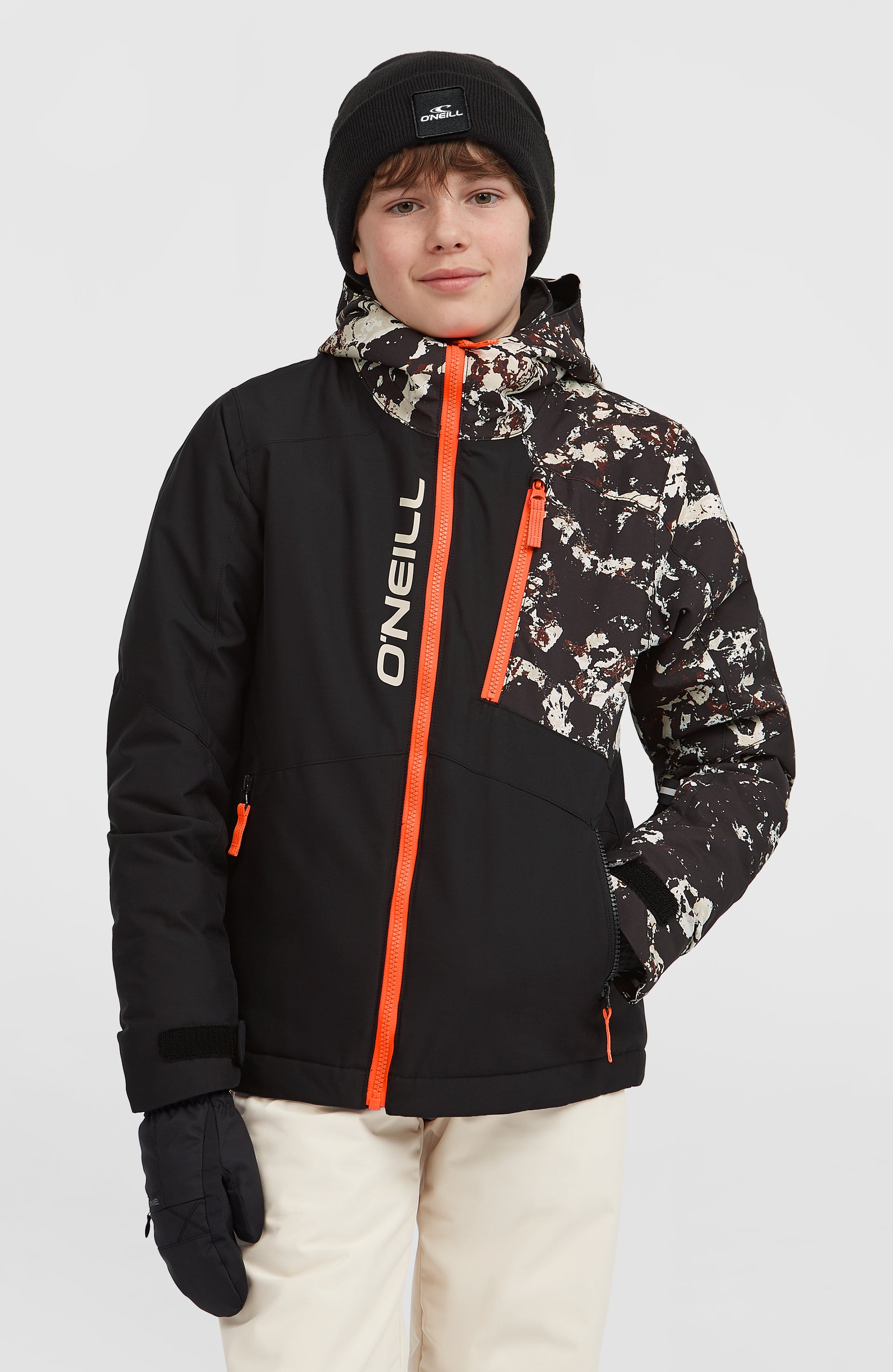 FWC'Cruz Block Snow Jacket Black/Beige Quarry