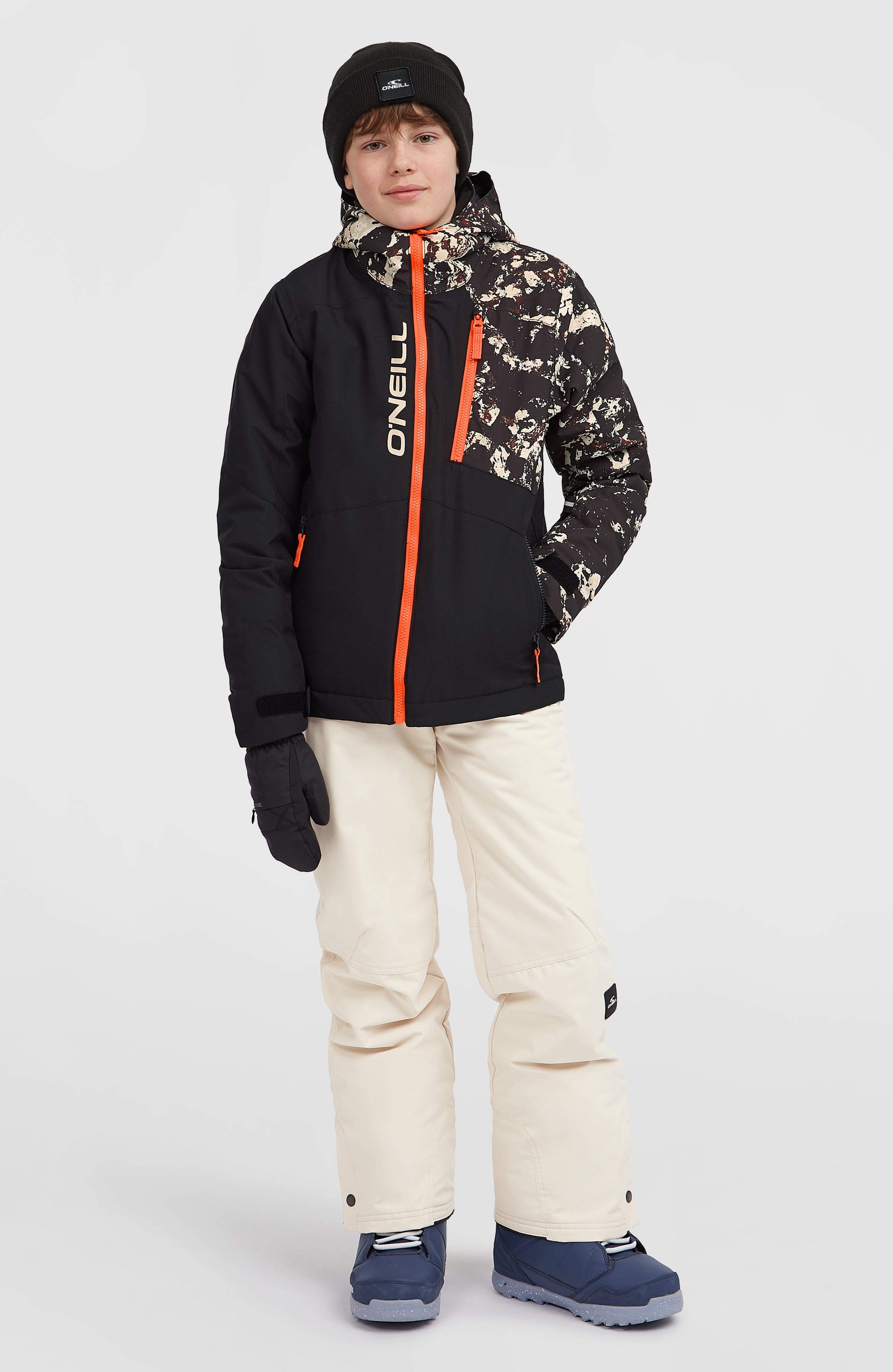 FWC'Cruz Block Snow Jacket Black/Beige Quarry