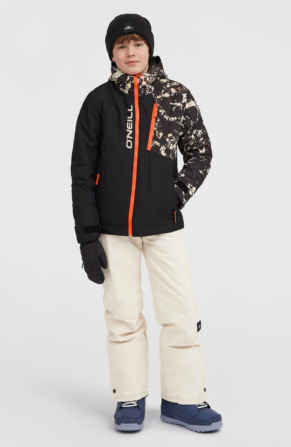FWC'Cruz Block Snow Jacket Black/Beige Quarry