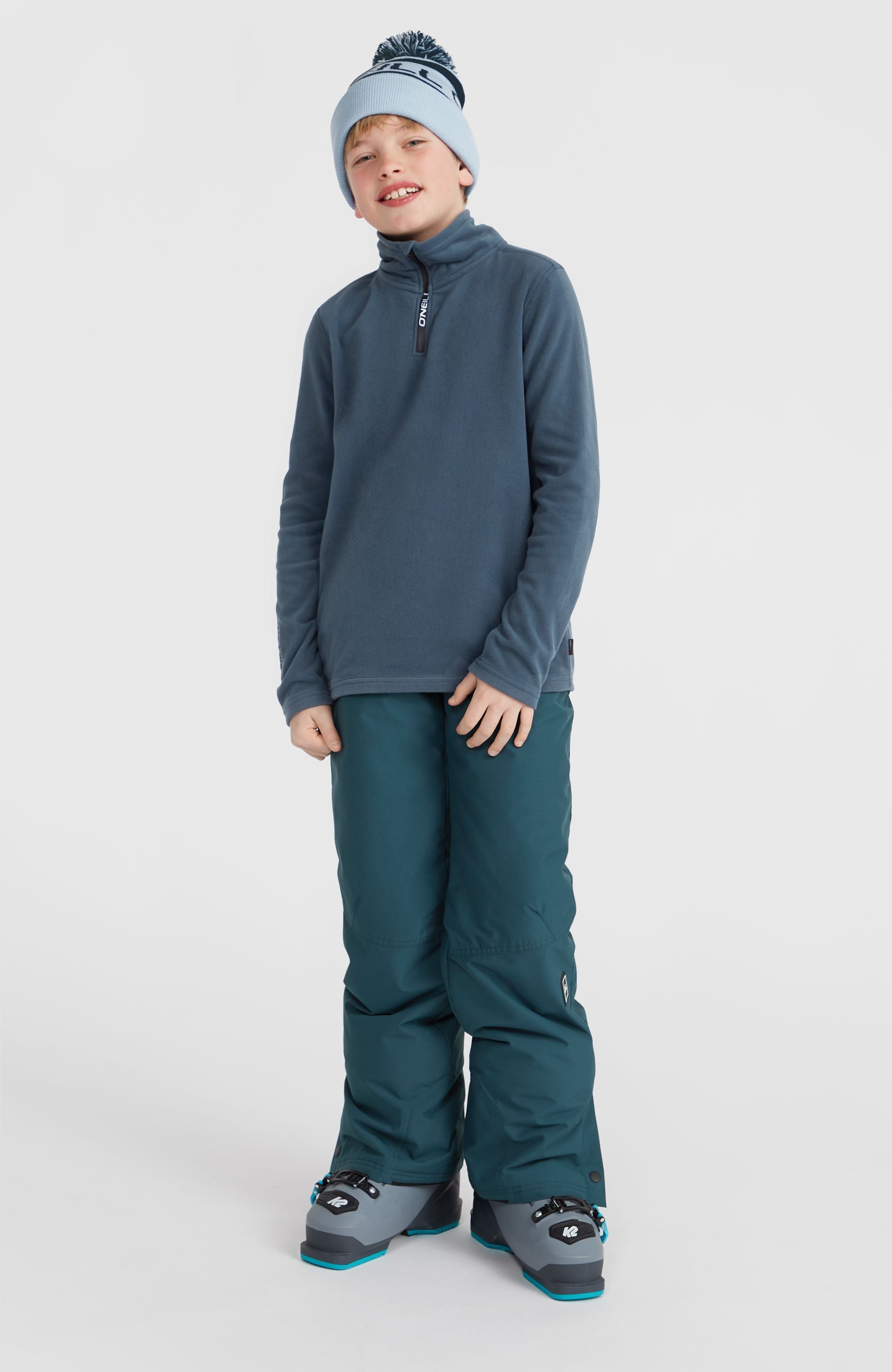 Jack's Polartec® 100 Half-Zip Fleece Alma Steel