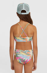 Essentials Bralette Bikini Set Green Wmns Tropicana