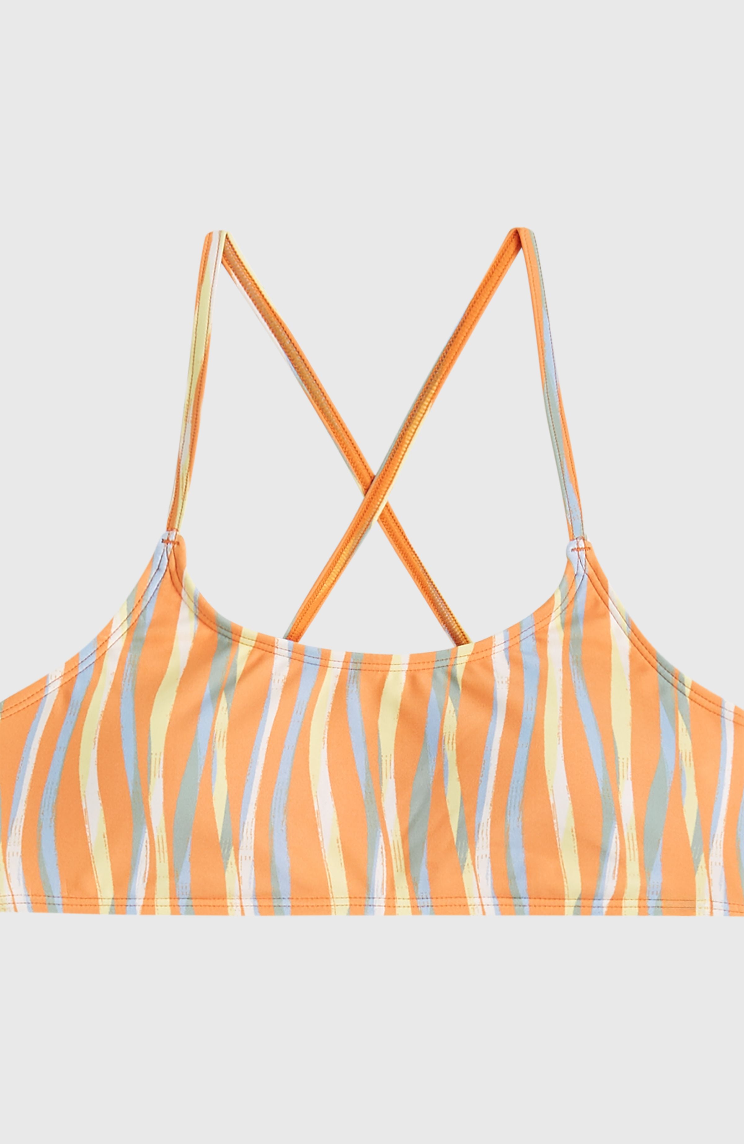 Essentials Bralette Bikini Set Funky Peach Swirly
