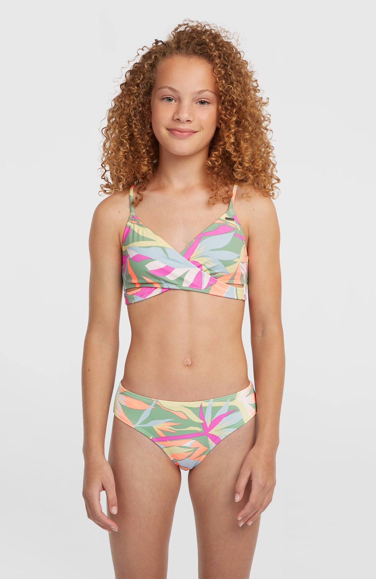 Essentials Baay Bikini Set Green Wmns Tropicana
