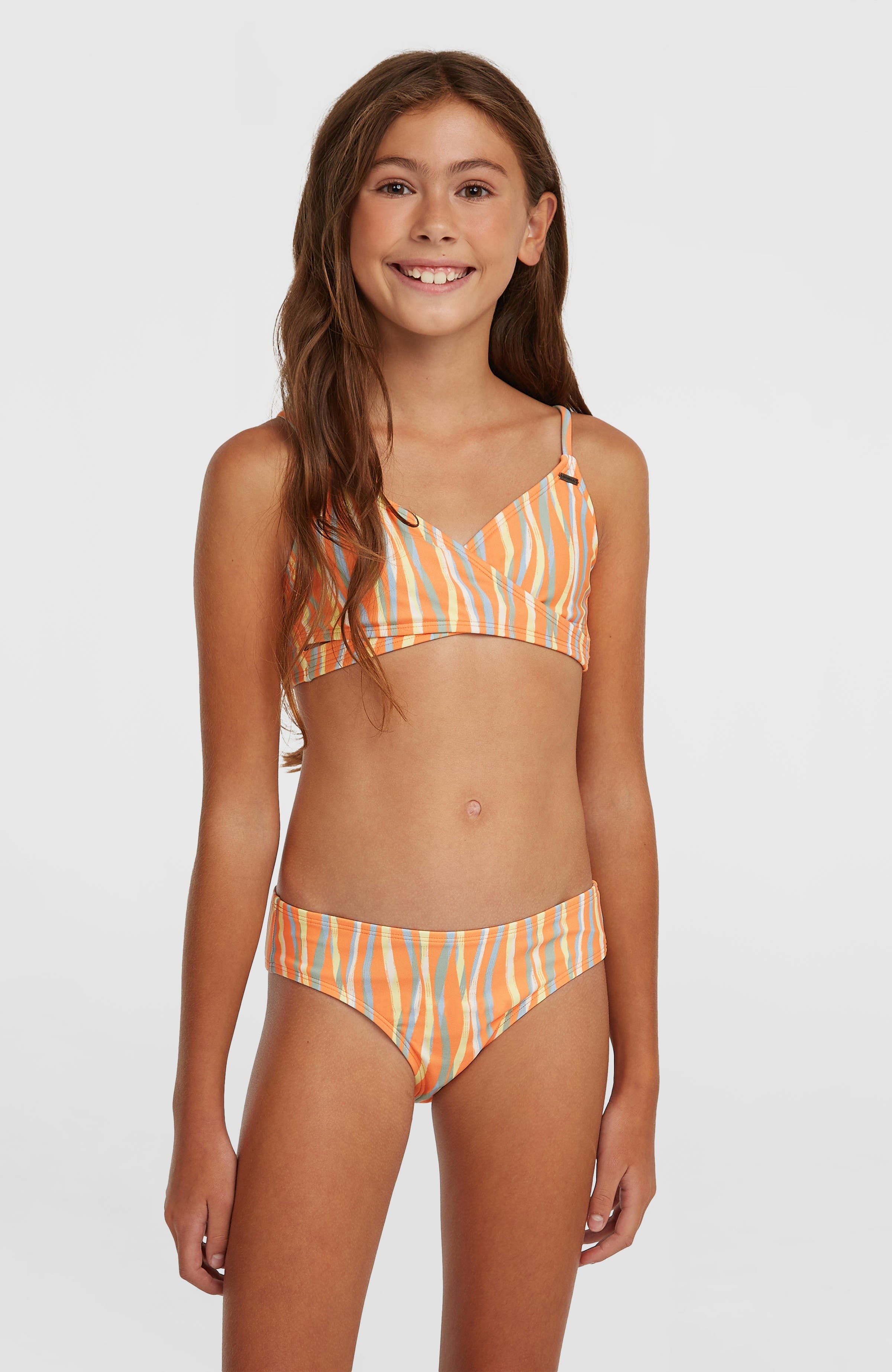 Essentials Baay Bikini Set Funky Peach Swirly