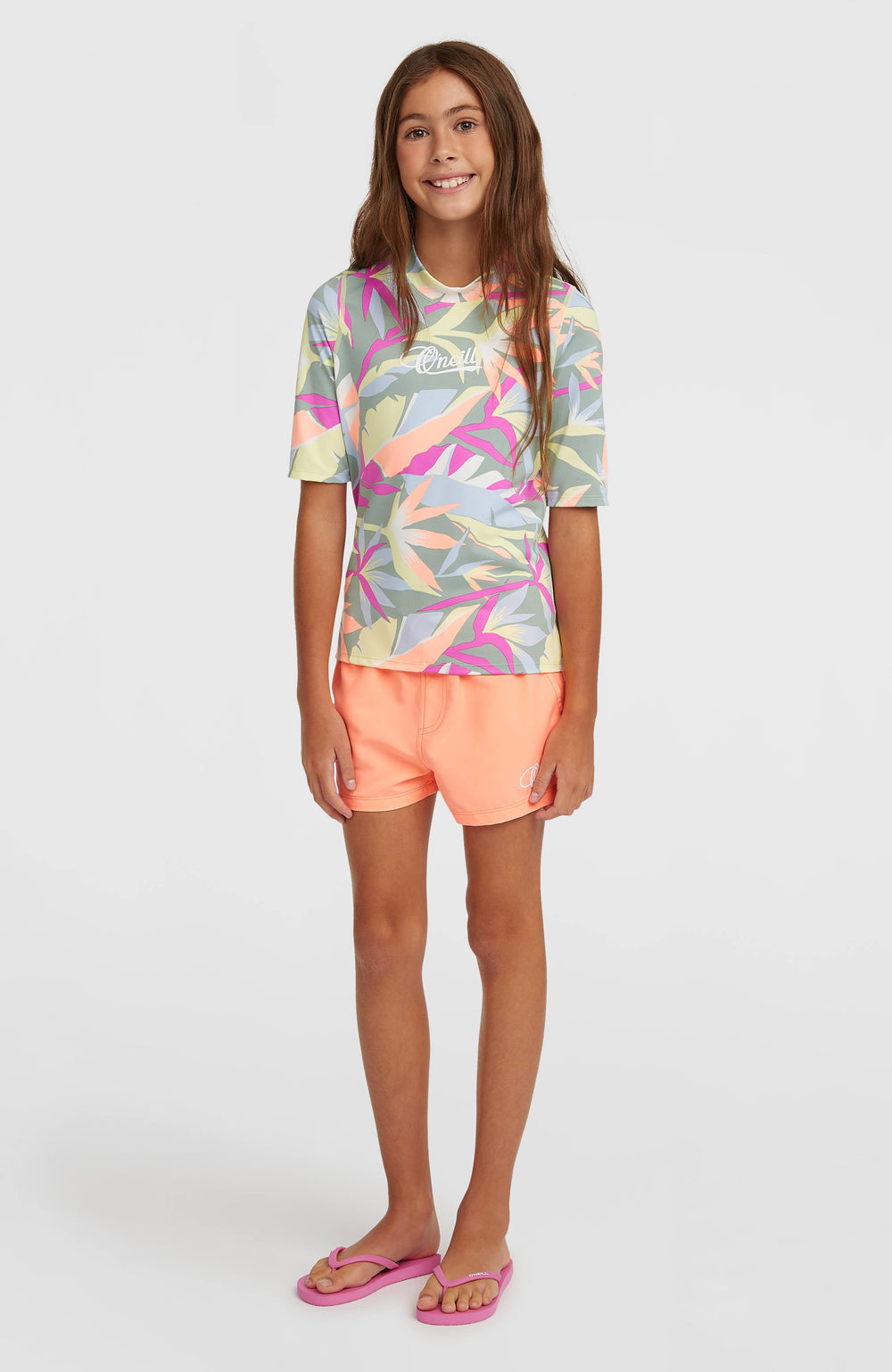 O'Neill Graphic Short-Sleeve Skin Green Wmns Tropicana