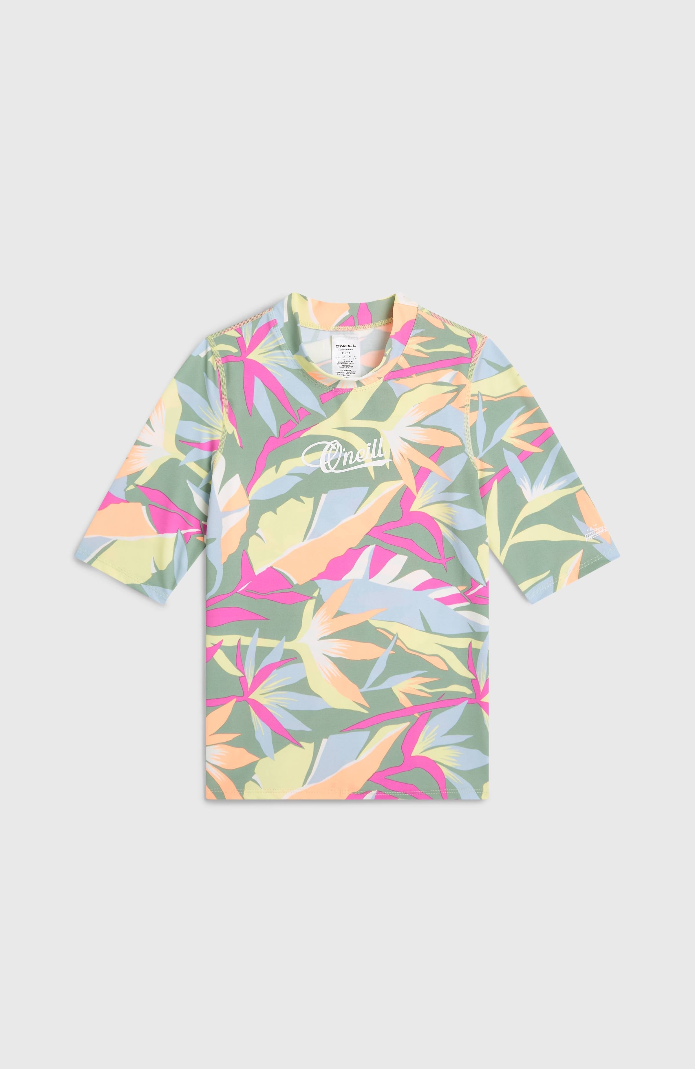 O'Neill Graphic Short-Sleeve Skin Green Wmns Tropicana