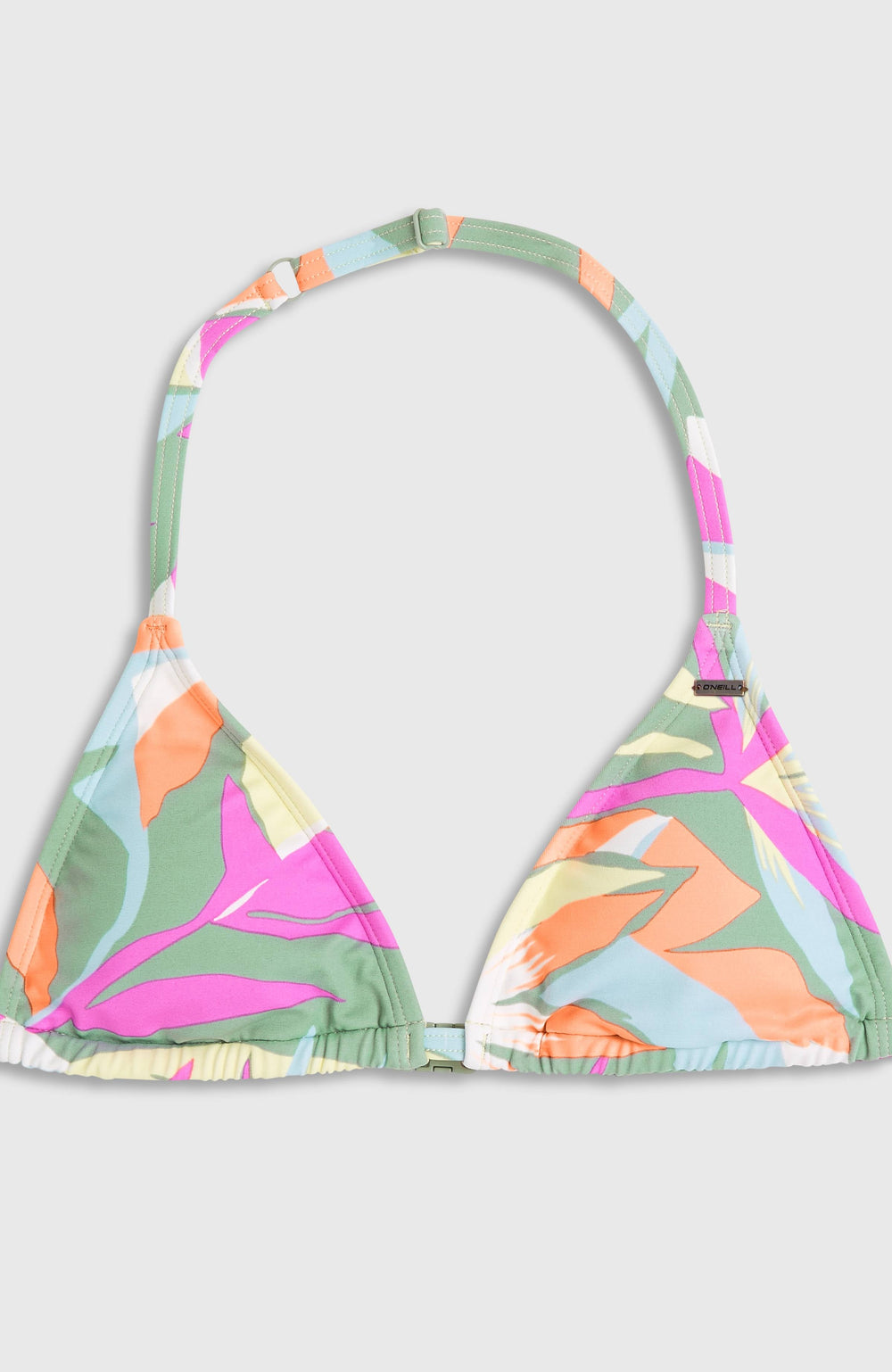 Essentials Triangle Bikini Set Green Wmns Tropicana