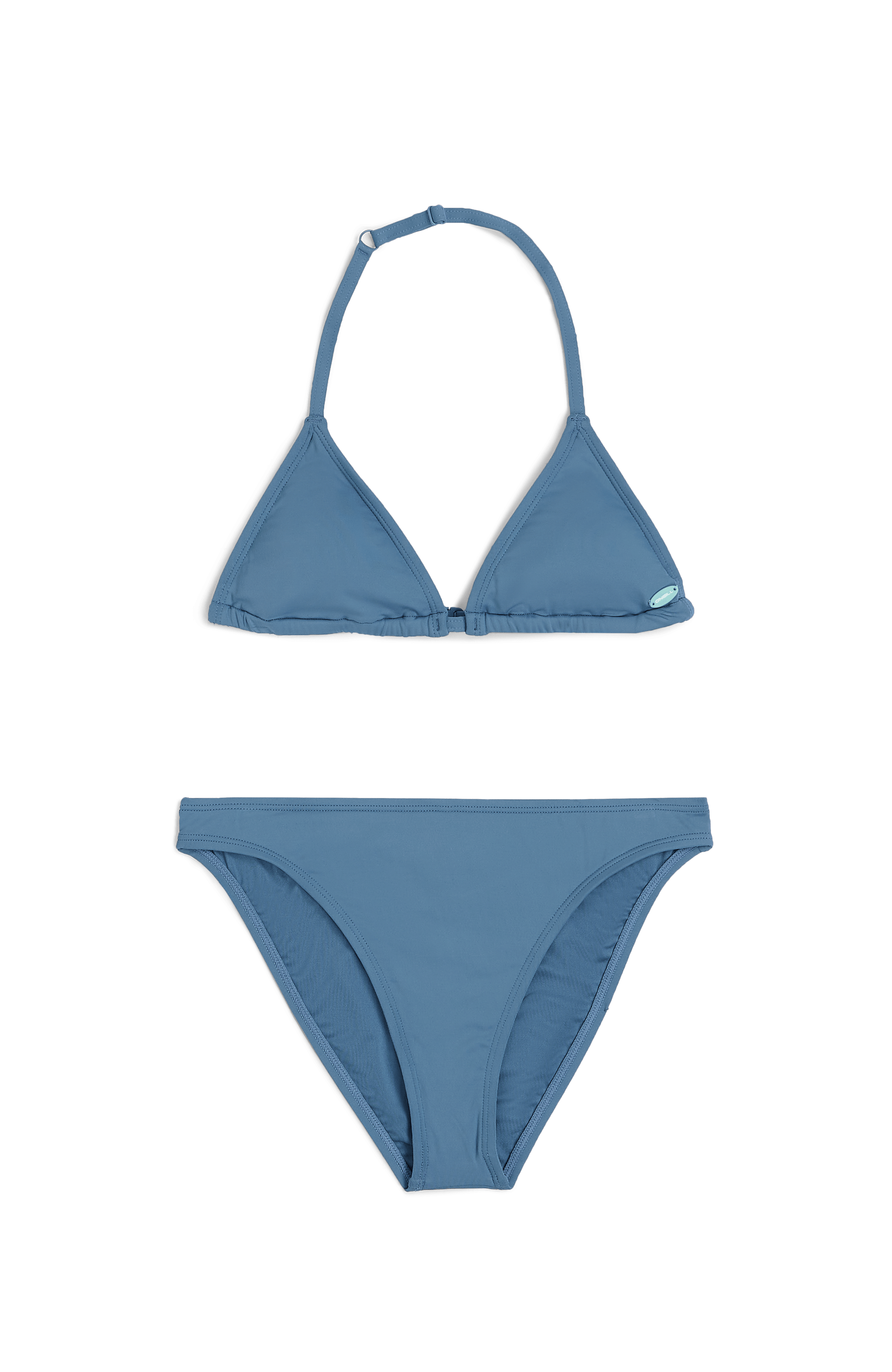 Essentials Triangle Bikini Set Copen Blue