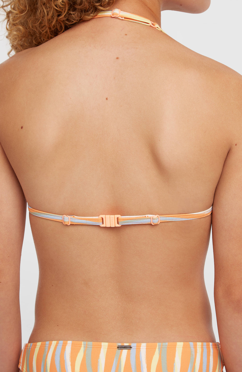 Essentials Triangle Bikini Set Funky Peach Swirly