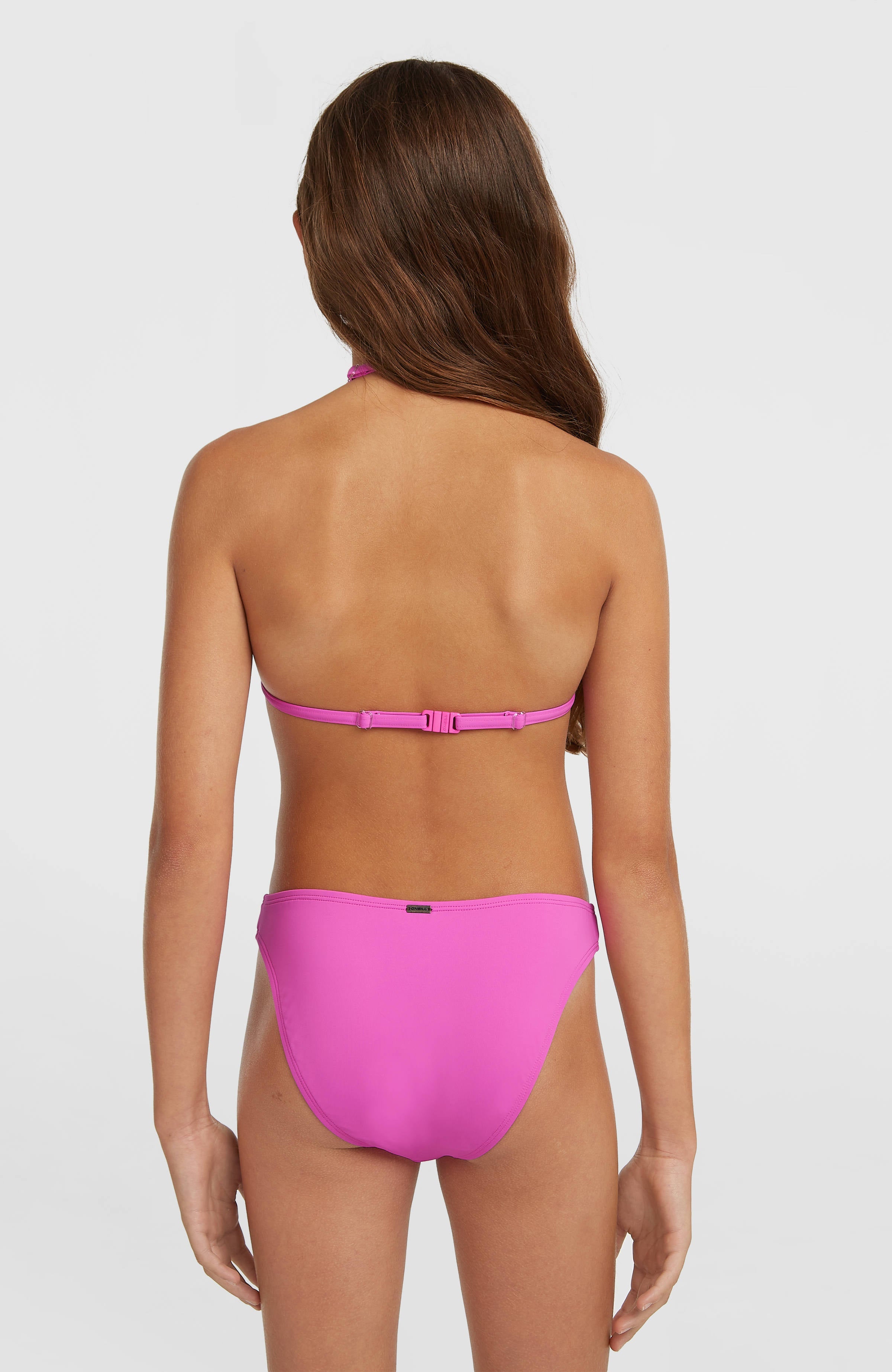 Essentials Triangle Bikini Set Electric Fuschia