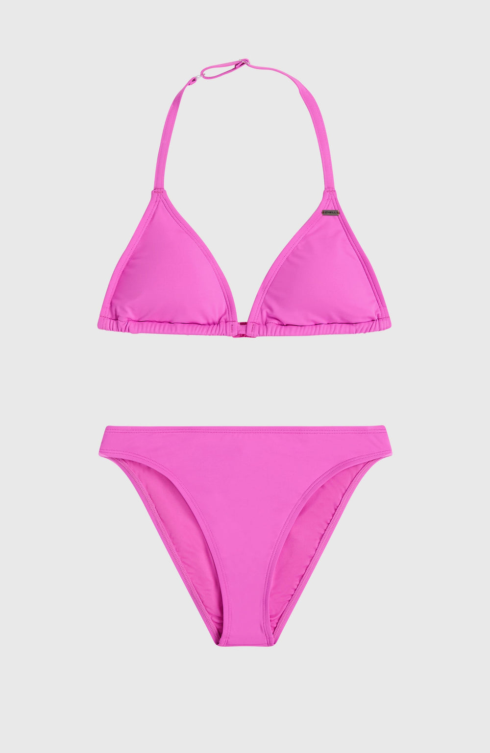 Essentials Triangle Bikini Set Electric Fuschia
