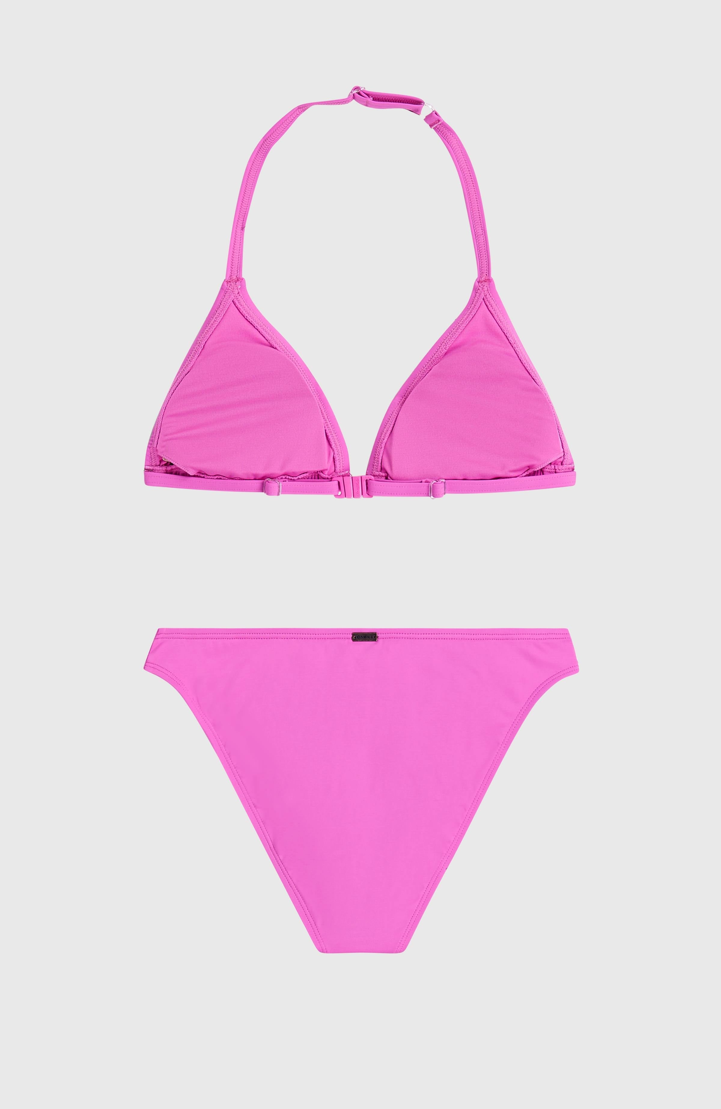Essentials Triangle Bikini Set Electric Fuschia
