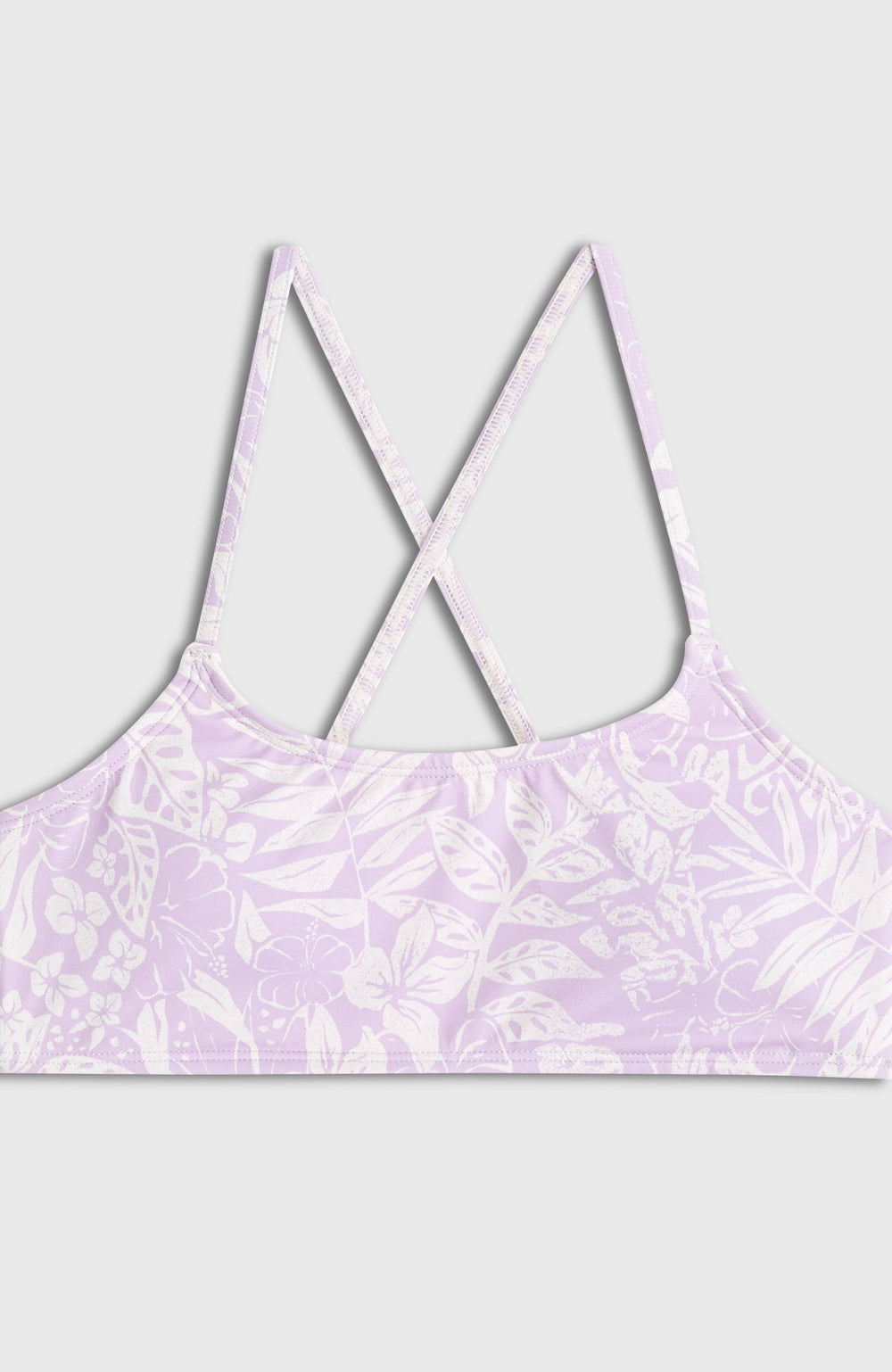 Essentials Bralette Bikini Set Purple Island Sky