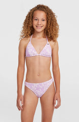 Essentials Triangle Bikini Set Purple Island Sky