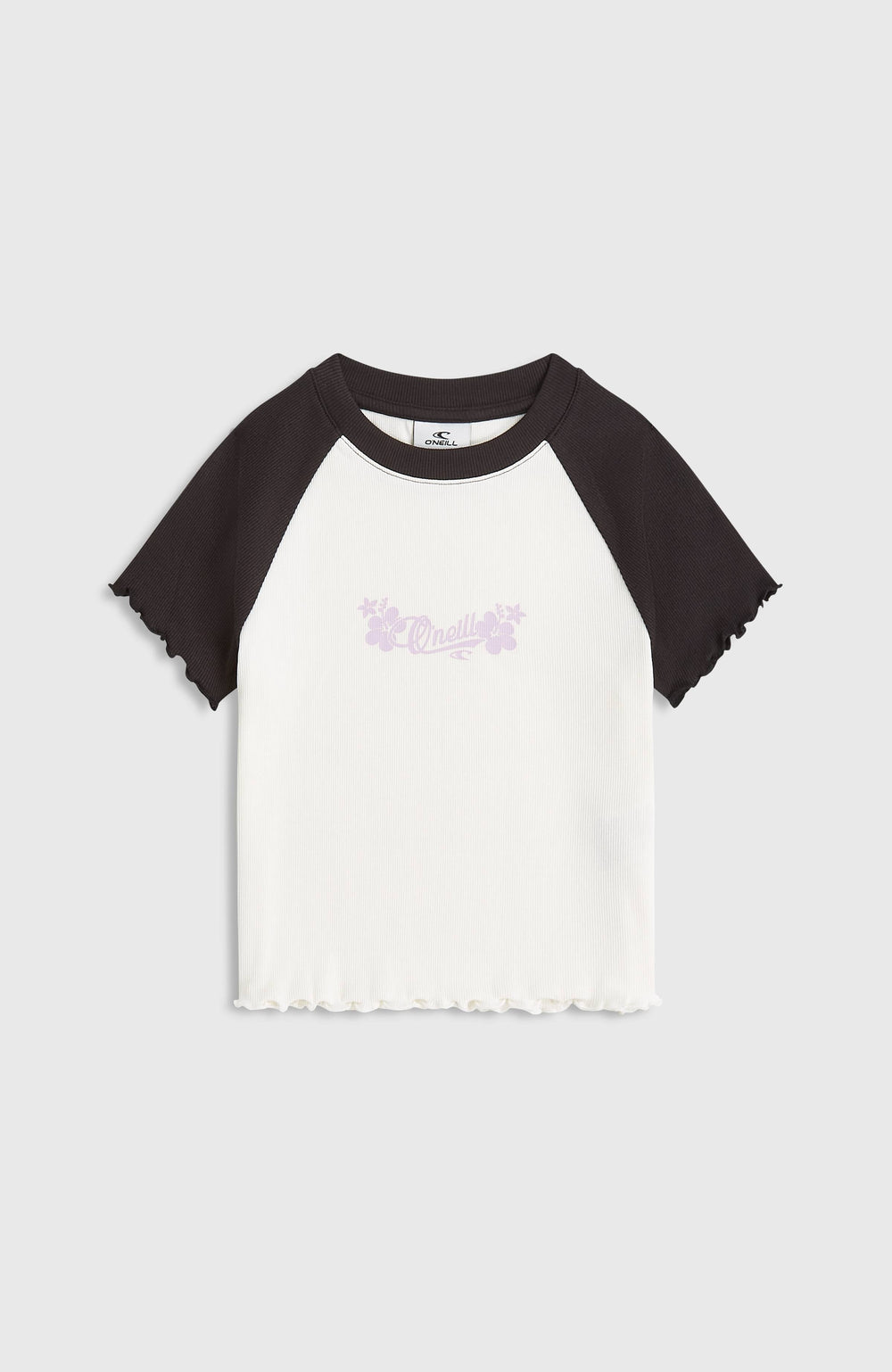 O'Neill Colour-Block Rib T-Shirt Snow White Colour Block
