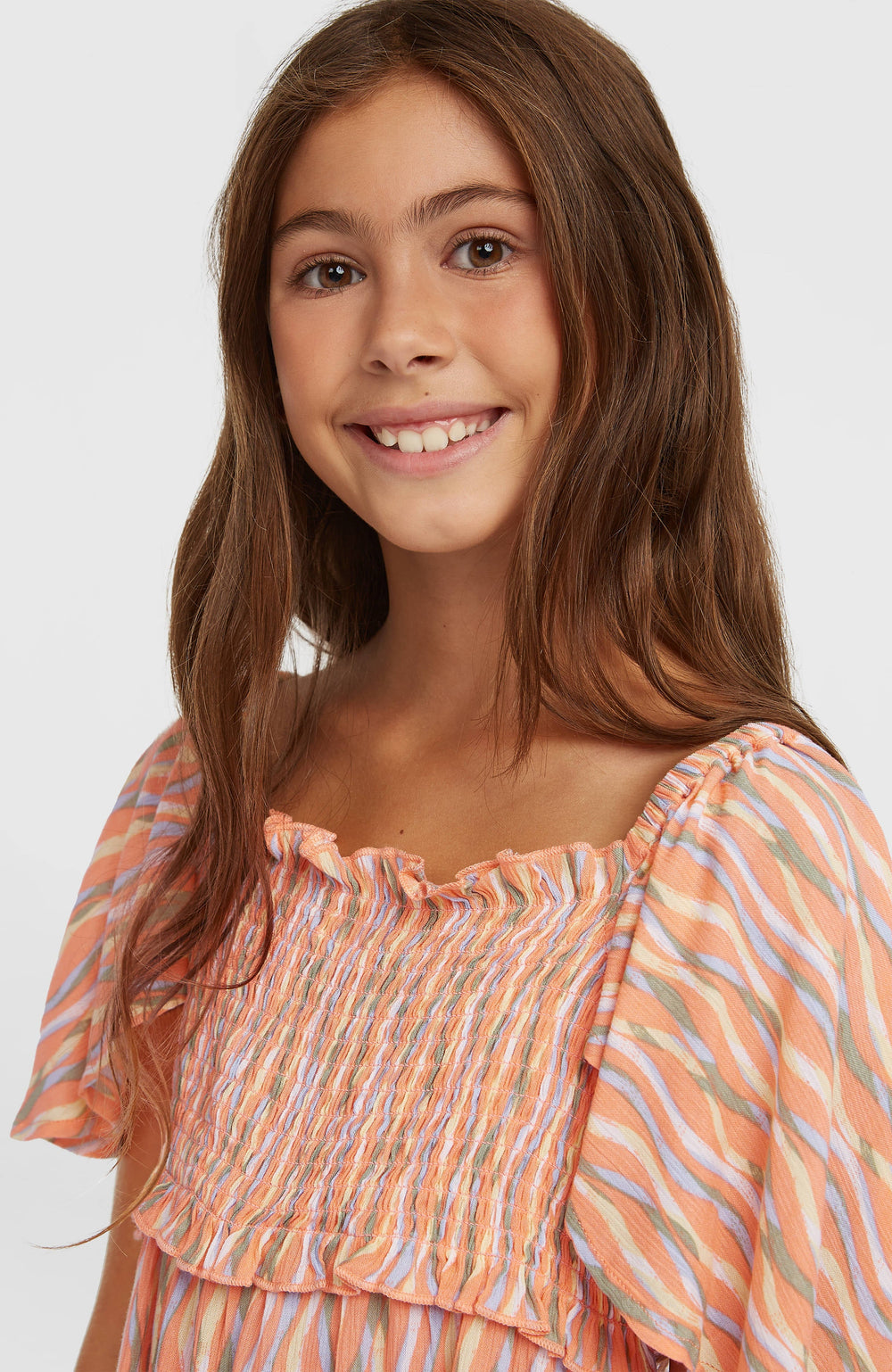O'Neill Woven T-Shirt Funky Peach Swirly
