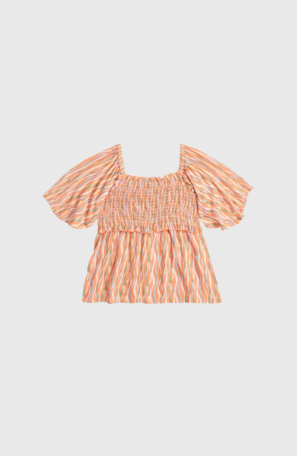 O'Neill Woven T-Shirt Funky Peach Swirly