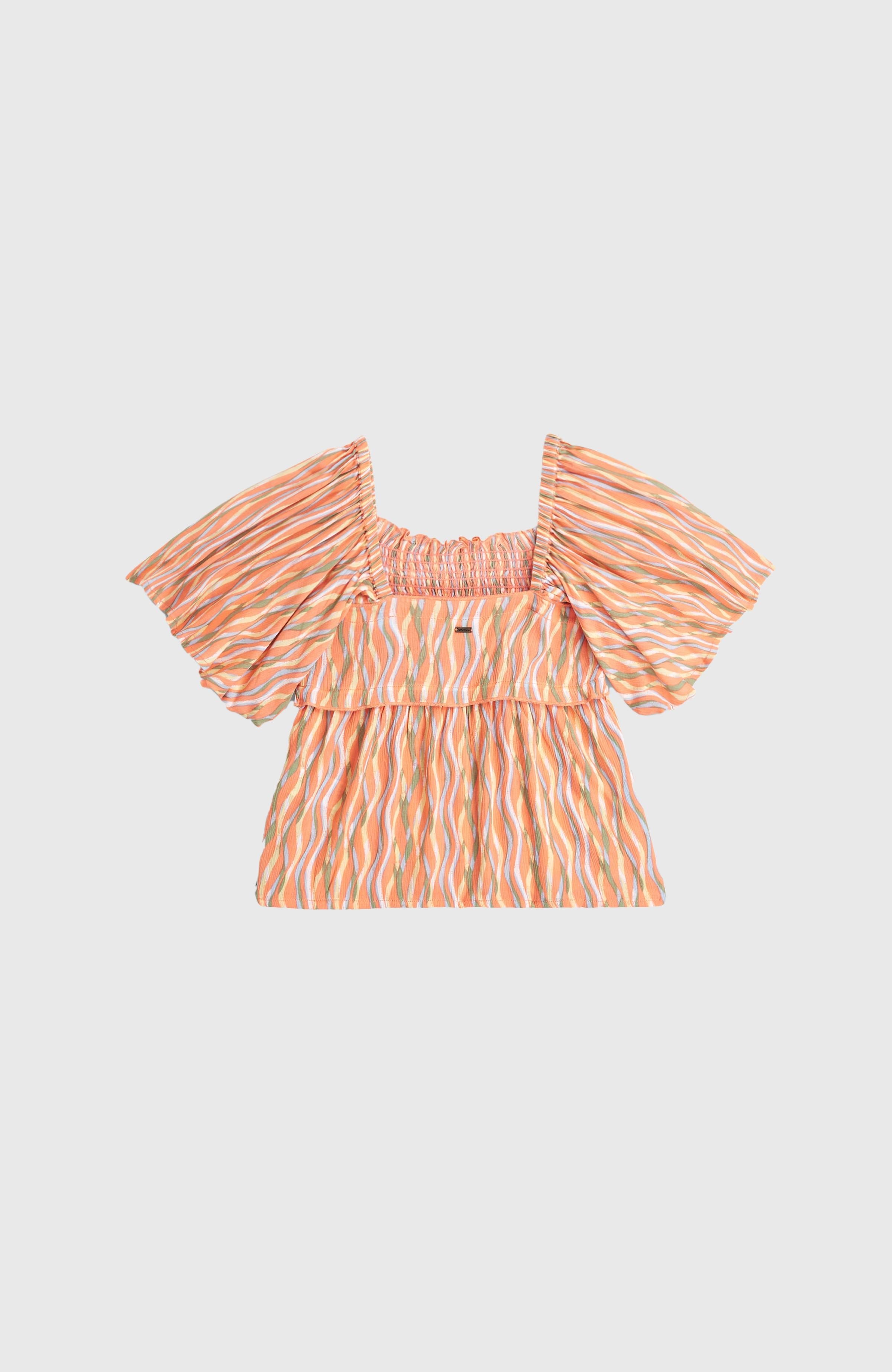 O'Neill Woven T-Shirt Funky Peach Swirly