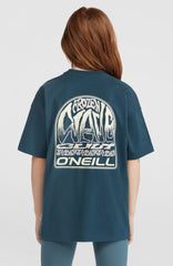 Back Print T-Shirt Alma Steel