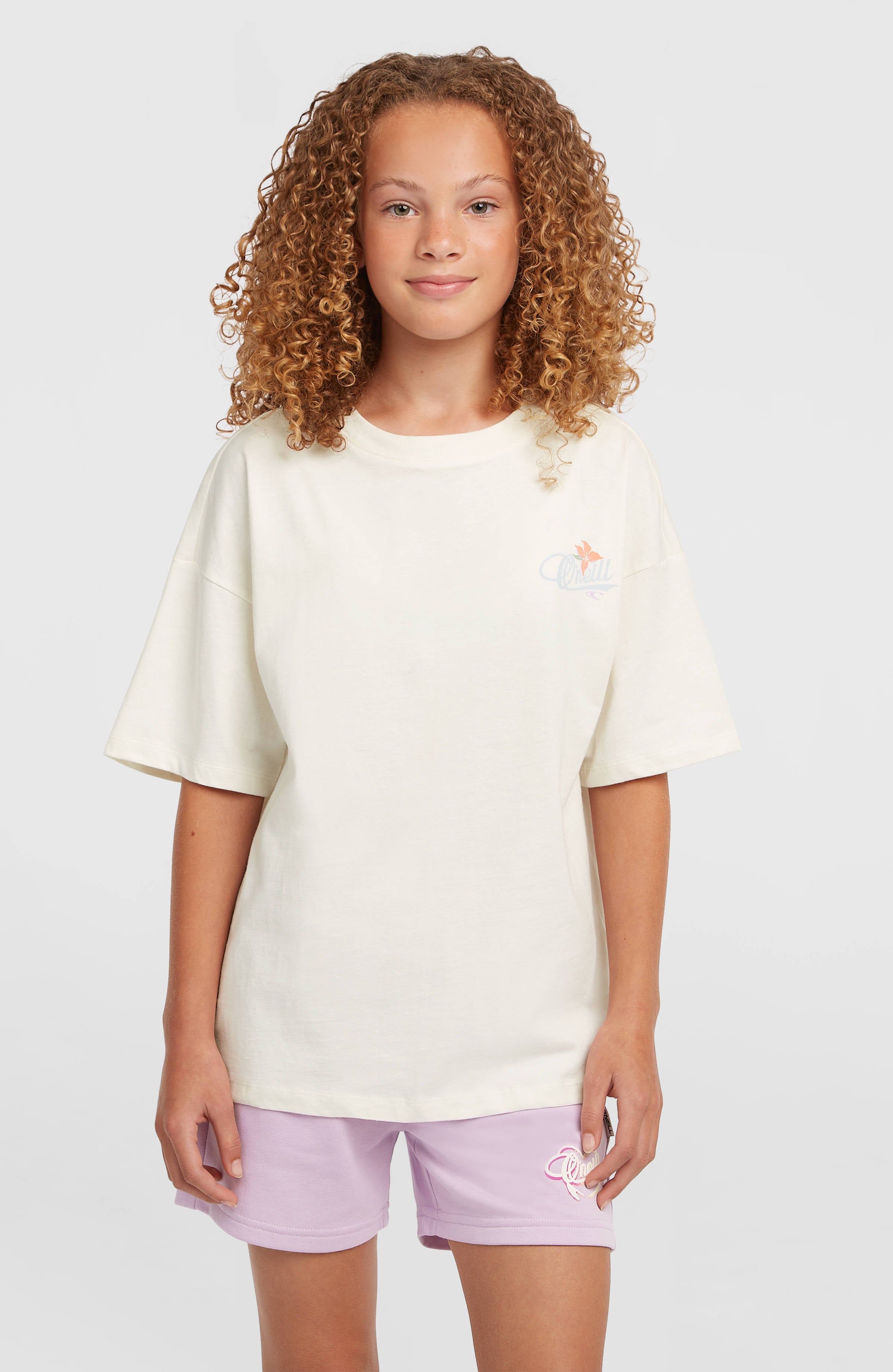 Essentials Script Sweatshorts Pale Lavender