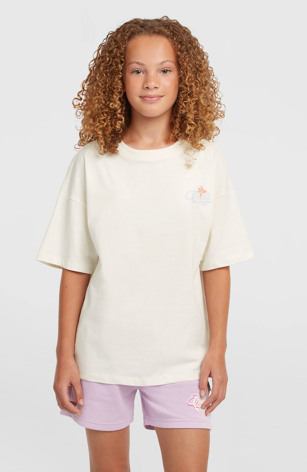 Essentials Script Sweatshorts Pale Lavender