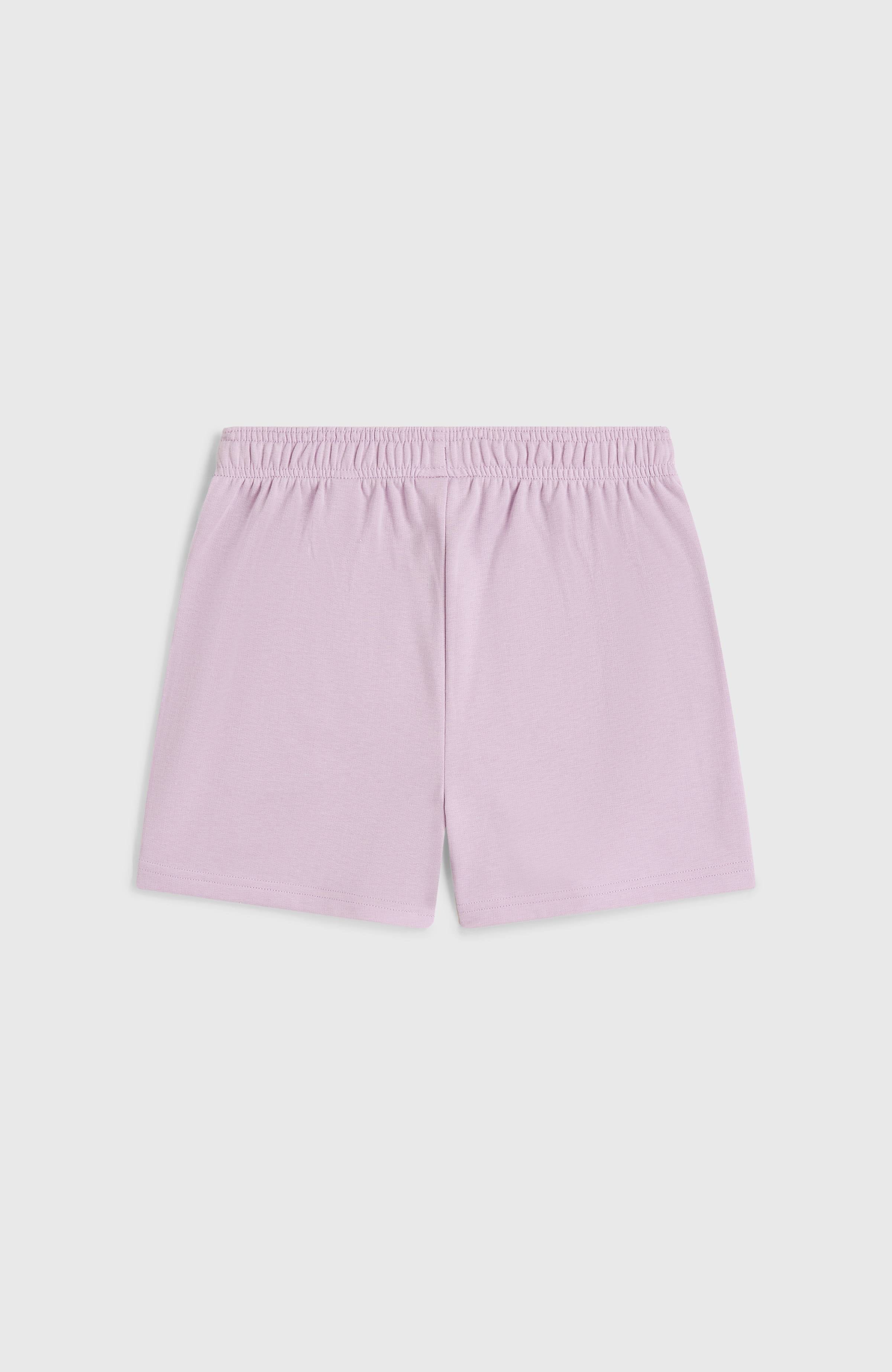 Essentials Script Sweatshorts Pale Lavender