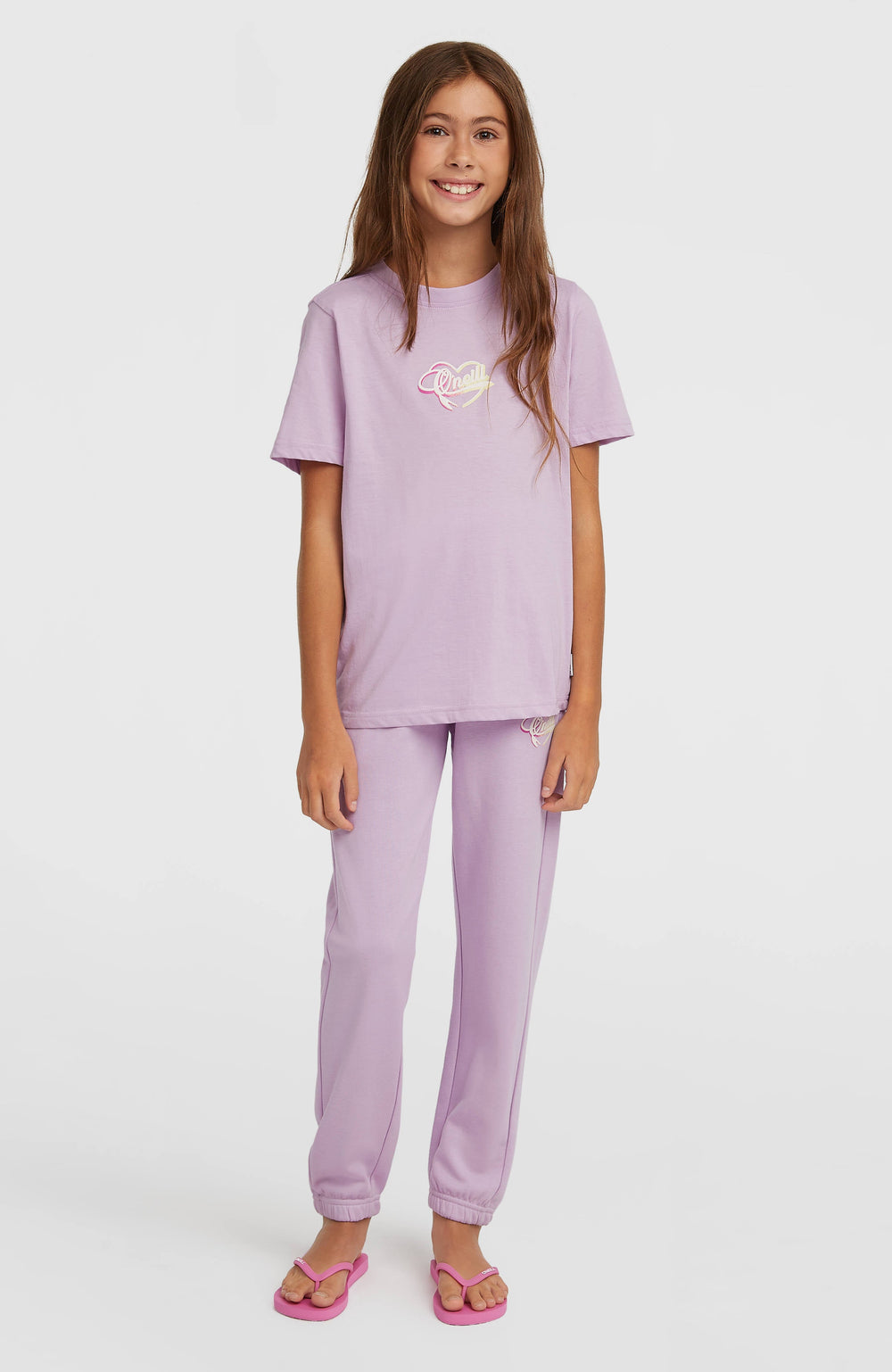 Essentials Script Sweatpants Pale Lavender