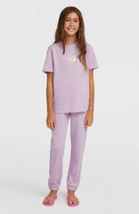 Essentials Script Sweatpants Pale Lavender
