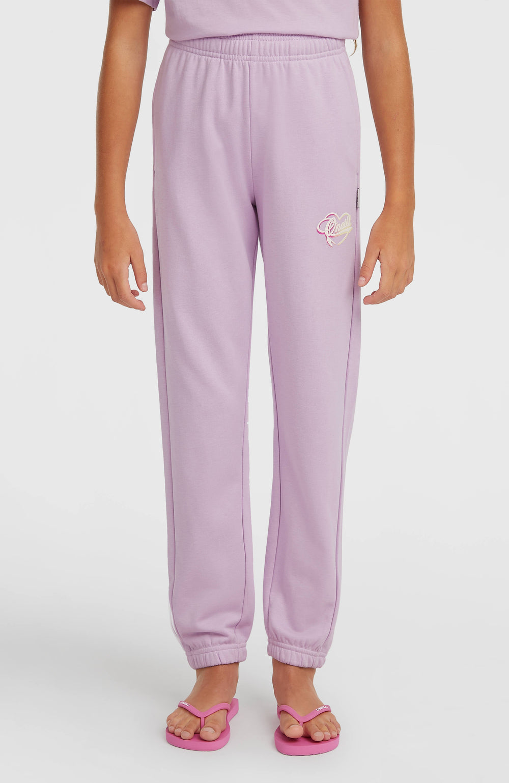 Essentials Script Sweatpants Pale Lavender