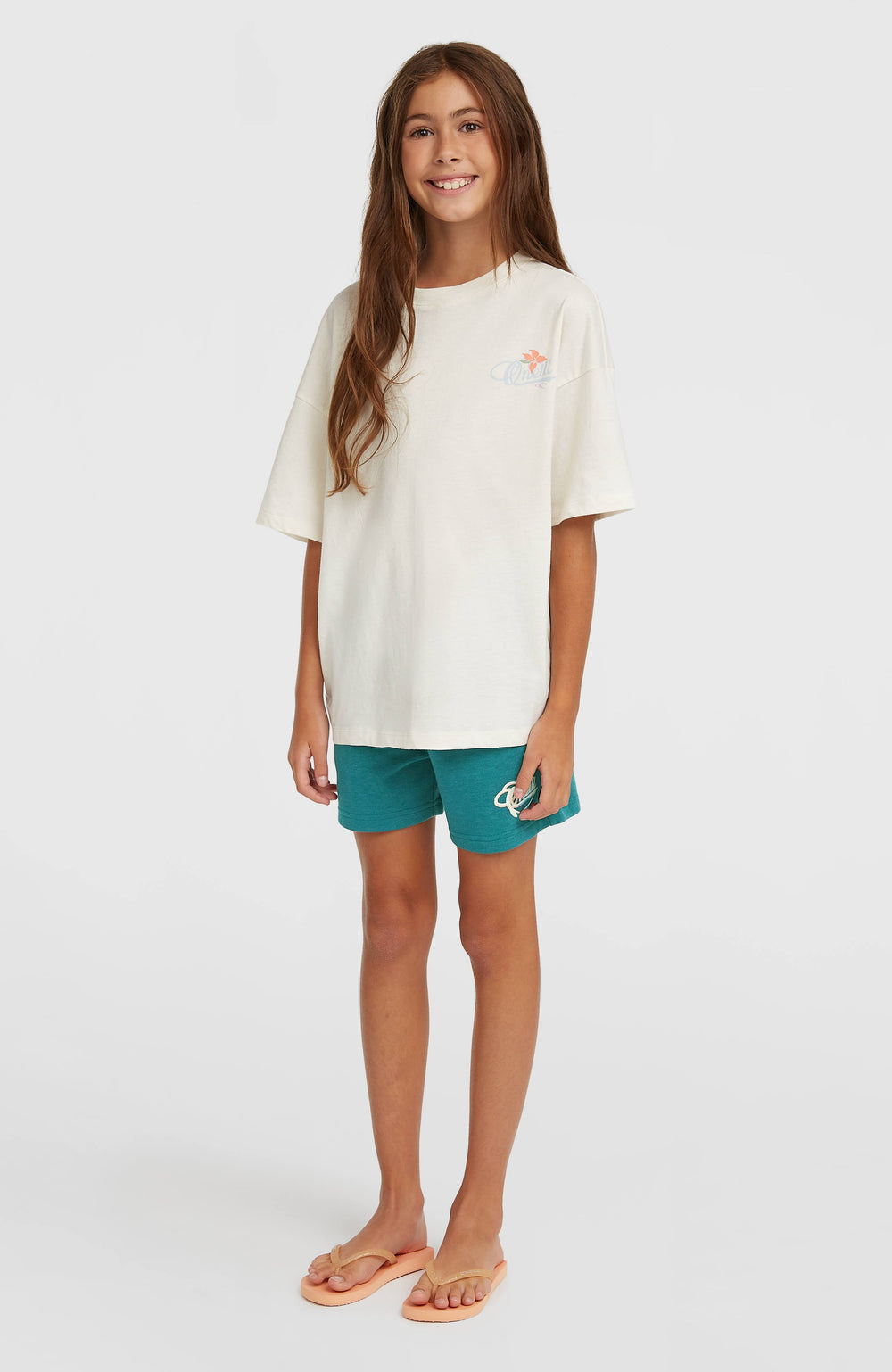 Essentials Script Sweatshorts Botanical Heat