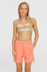 Heart Sweatshorts Coral Pink