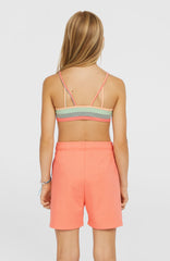 Heart Sweatshorts Coral Pink