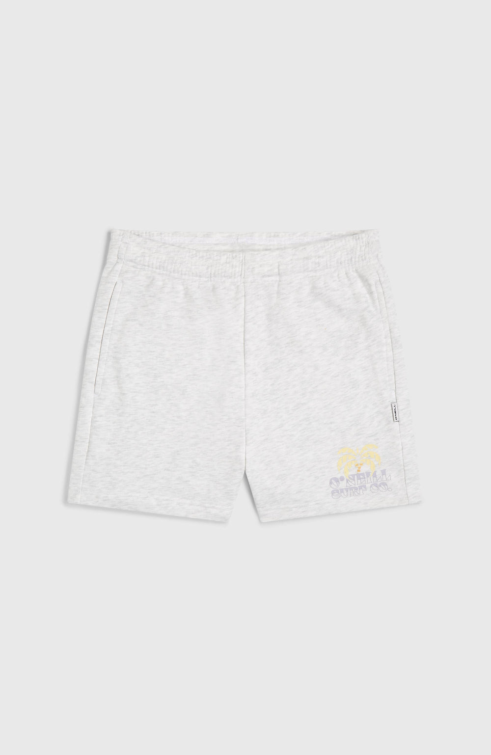 Heart Sweatshorts White Melange