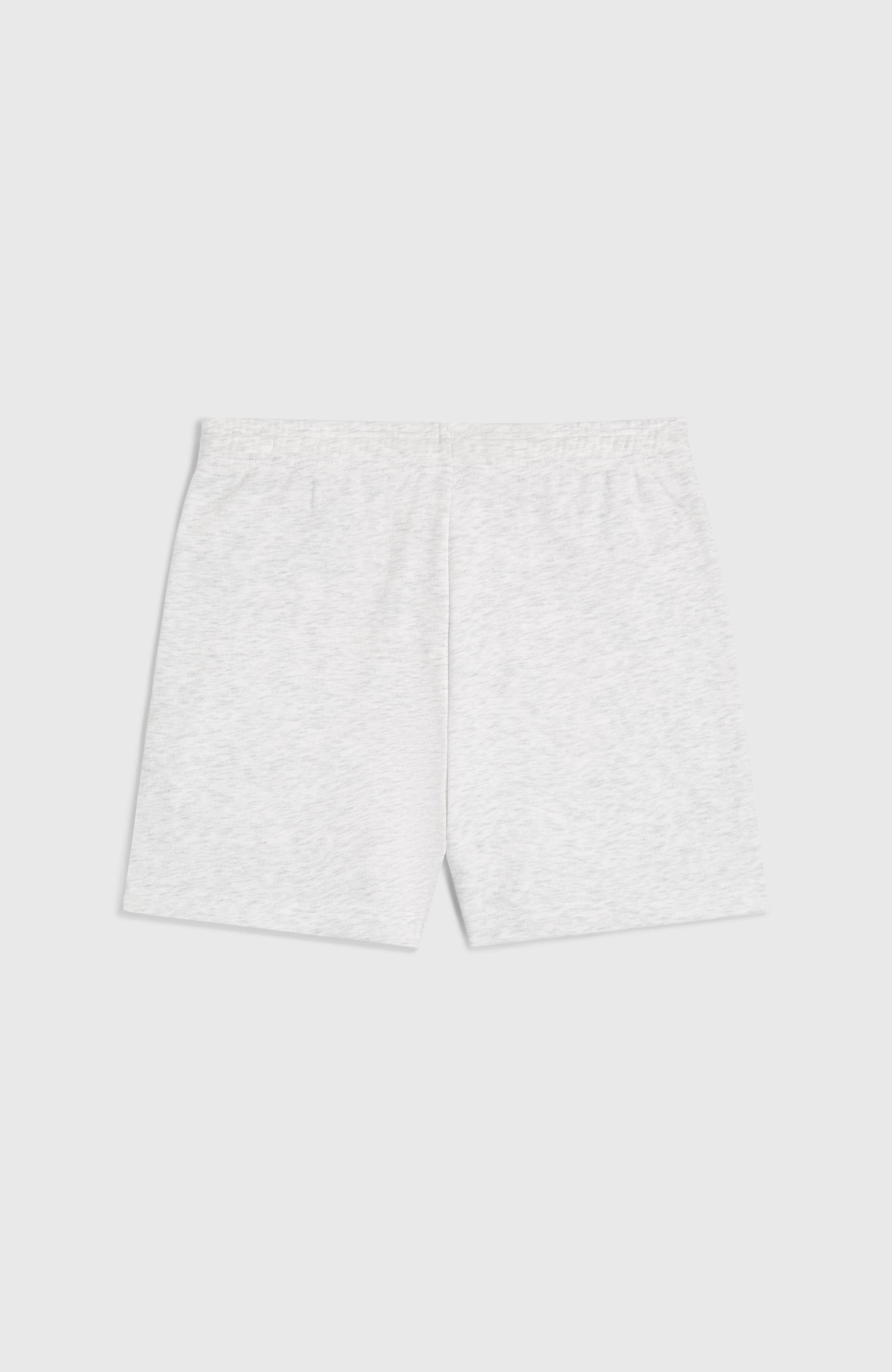 Heart Sweatshorts White Melange