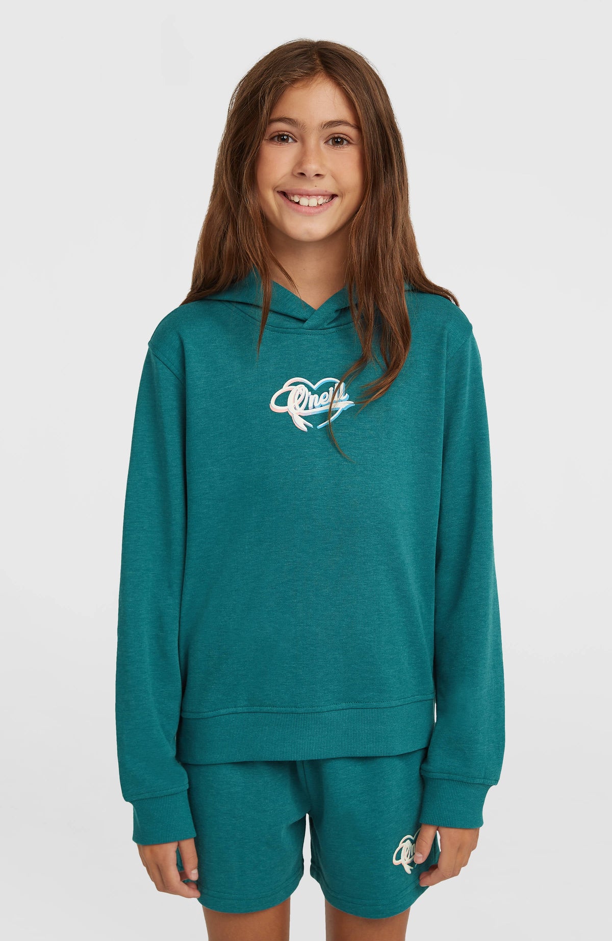 Essentials Script Hoodie Botanical Heat