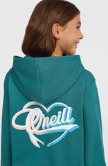 Essentials Script Hoodie Botanical Heat