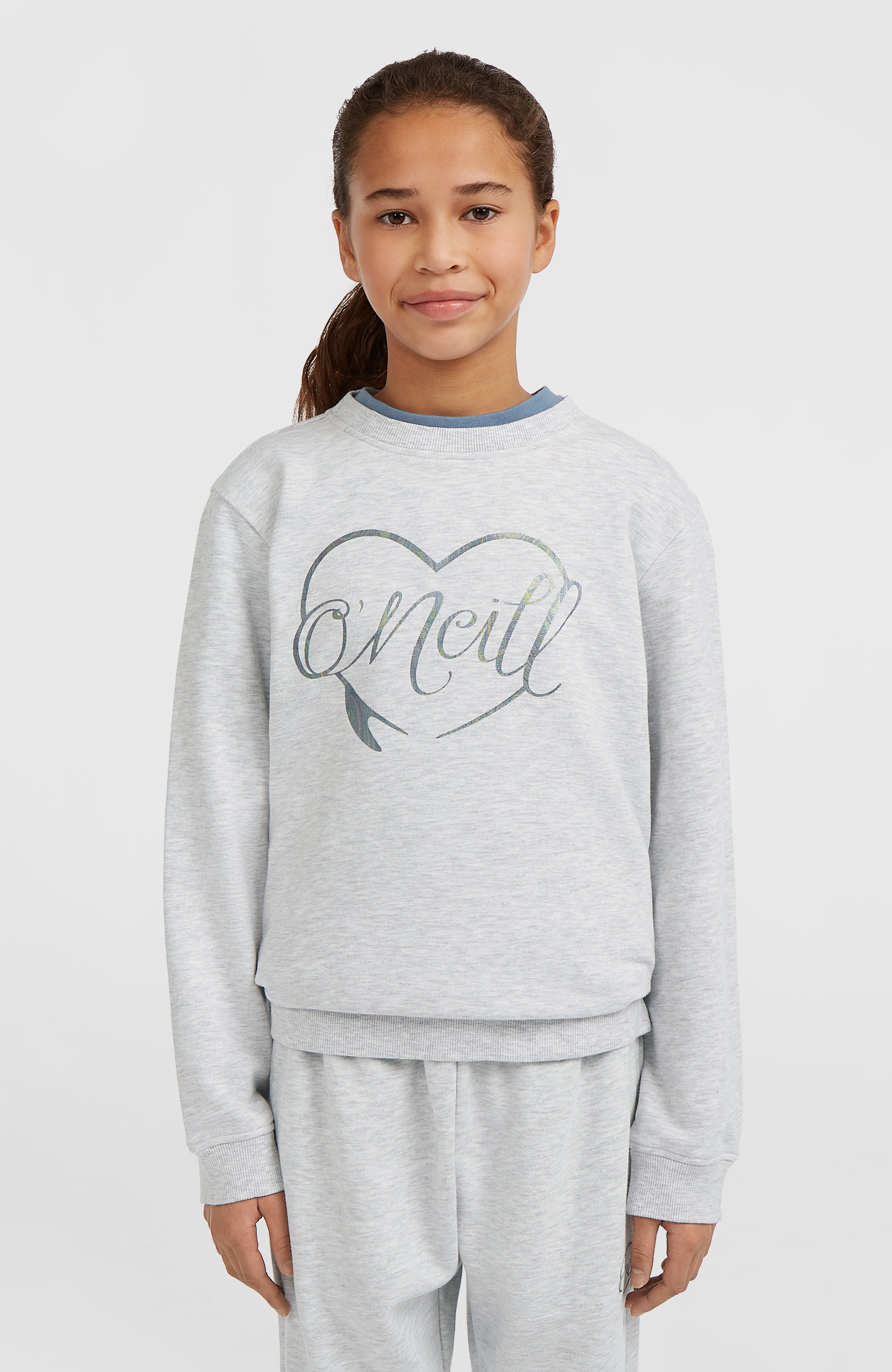 Essentials Crew Sweatshirt White Melange
