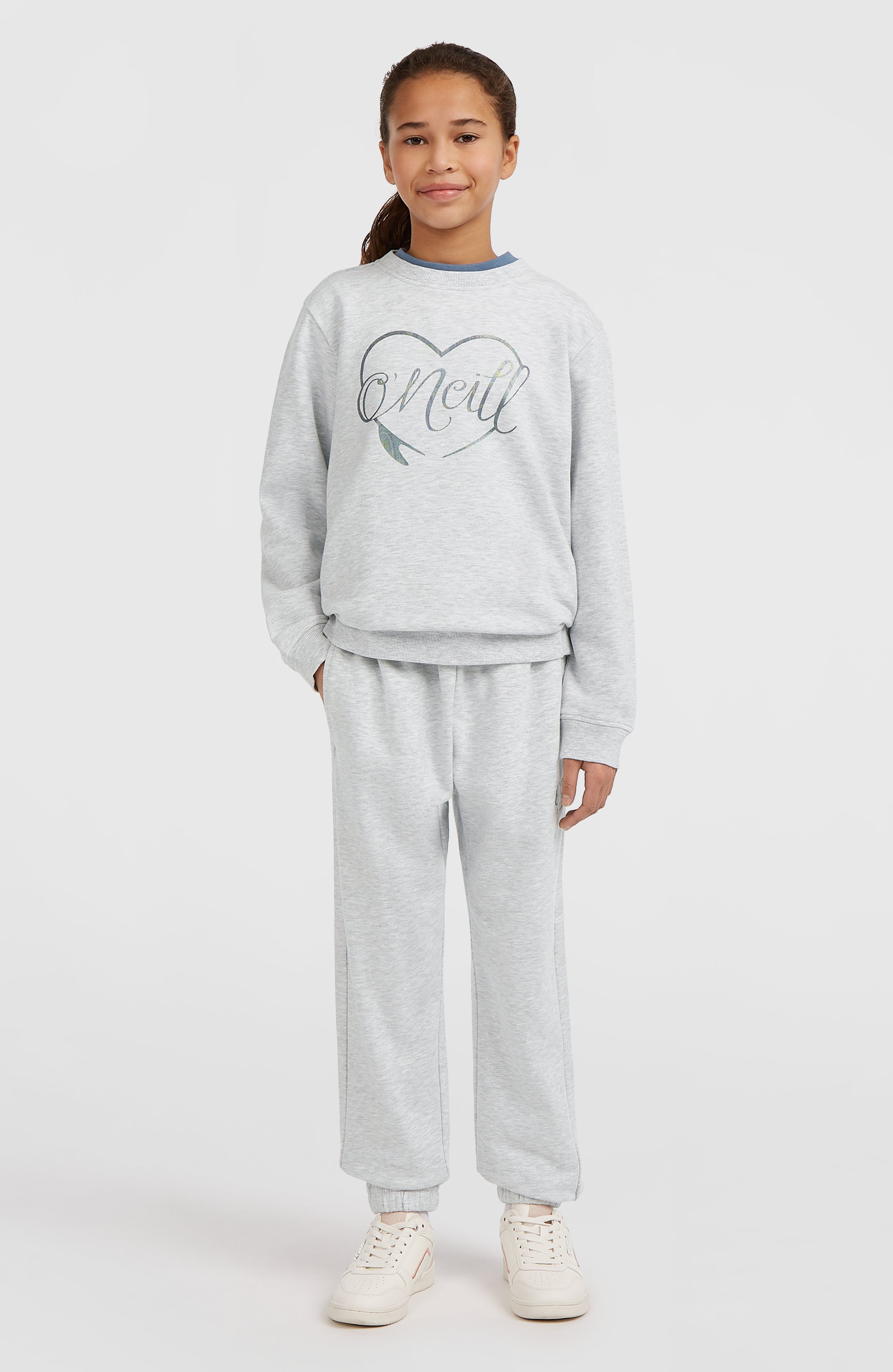 Essentials Crew Sweatshirt White Melange